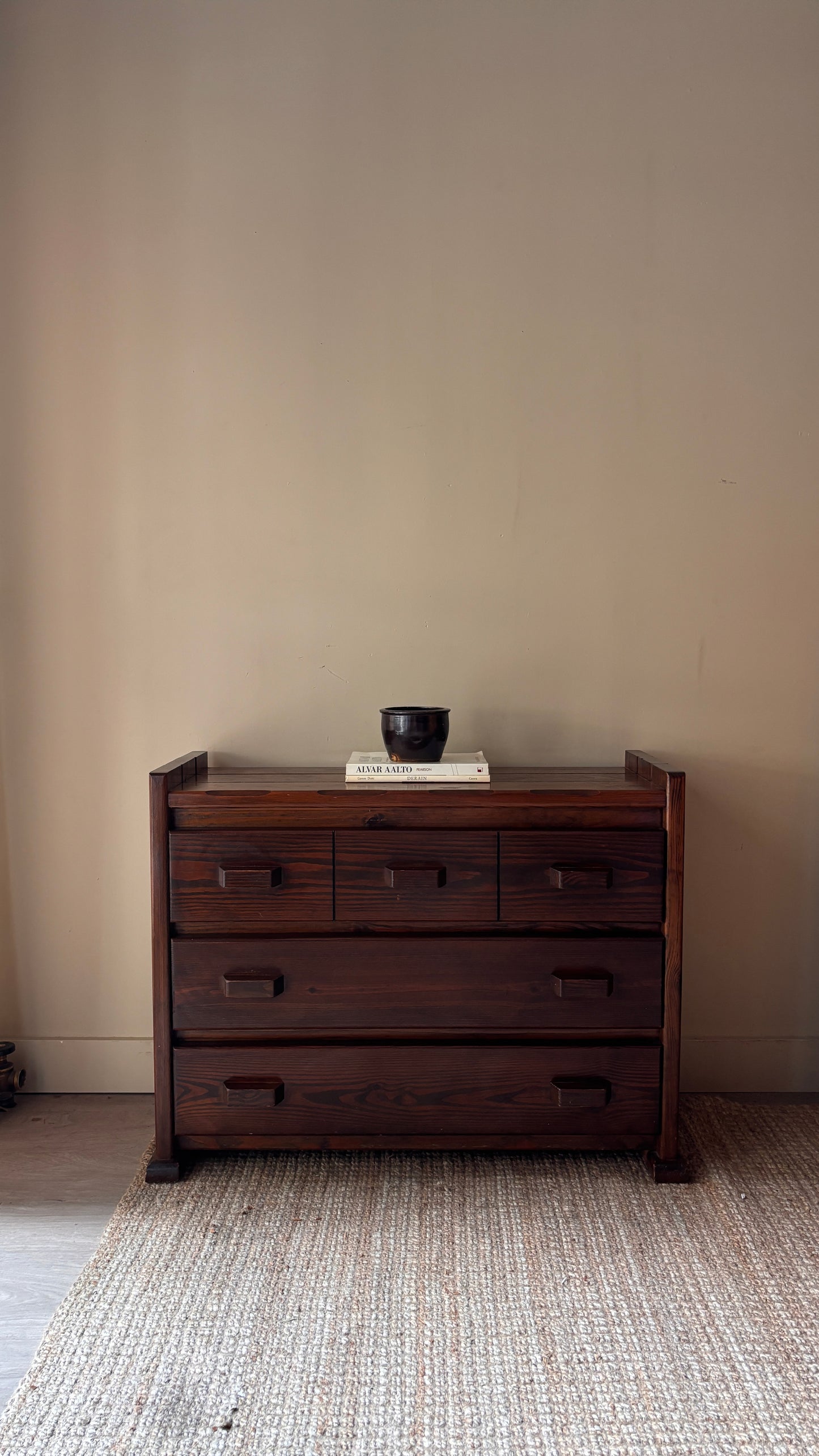 Pine low dresser