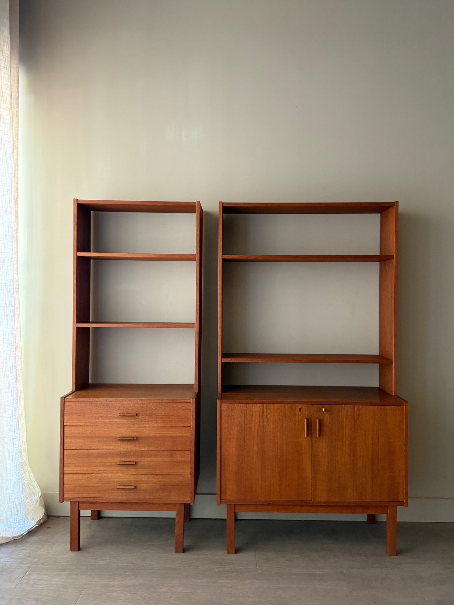 Breox Swedish teak hutch