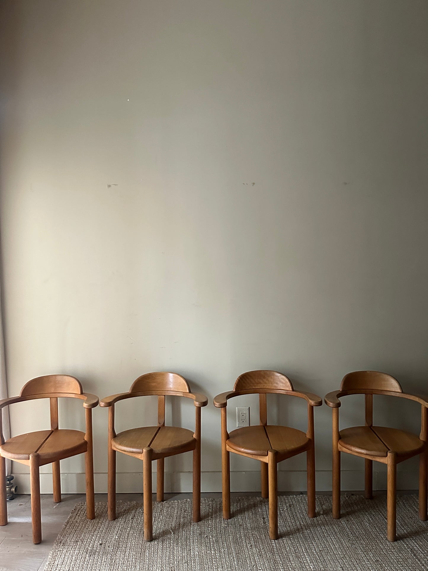 Brahlstorf beech dining chairs. Sold induvidually.