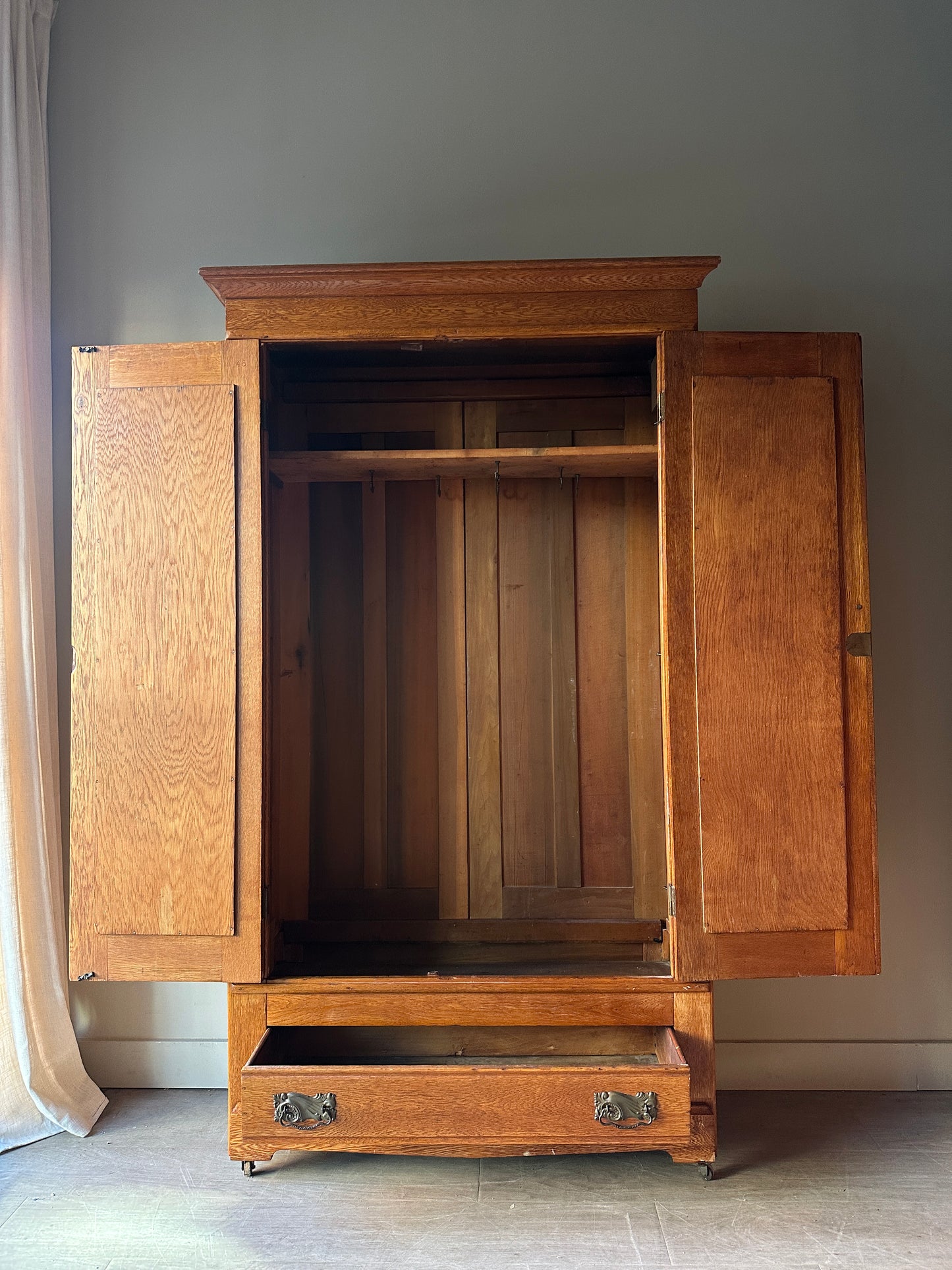 Oak armoire