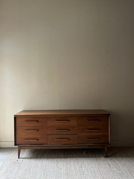 Walnut credenza
