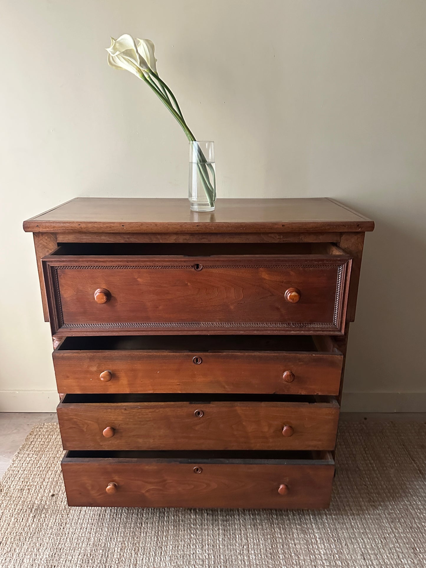 Walnut dresser