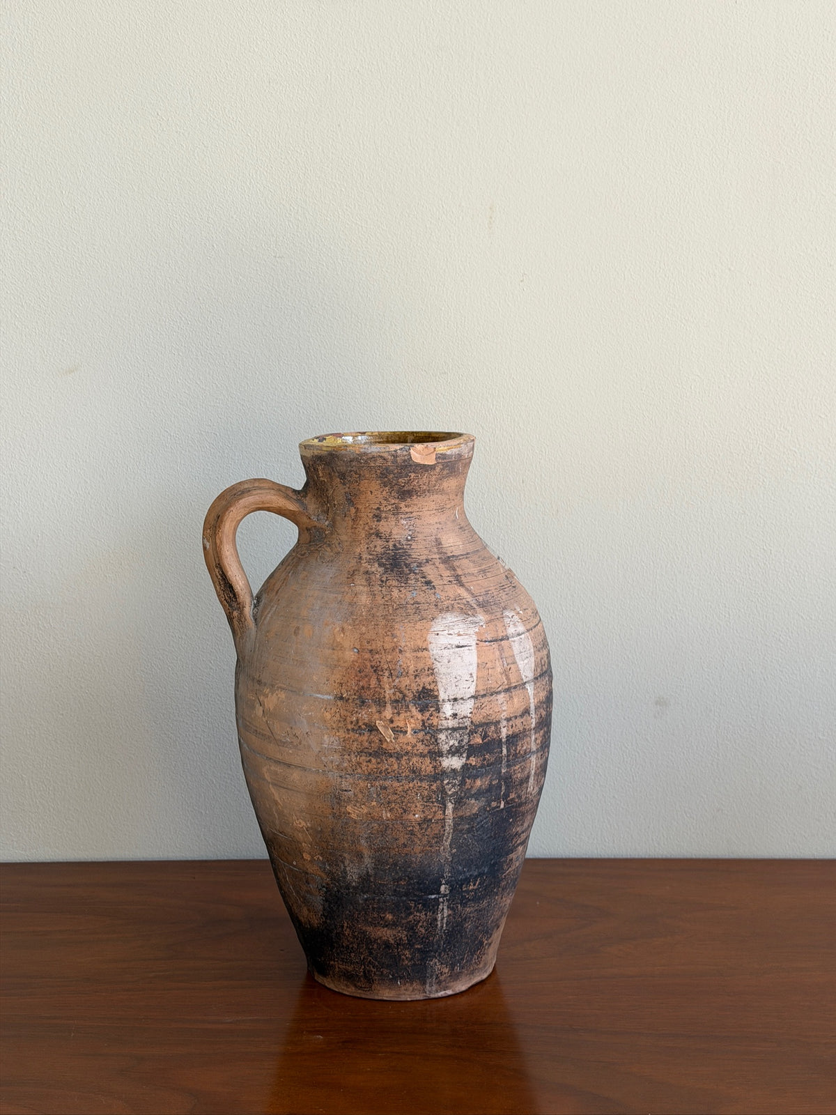 Earthenware pitcher