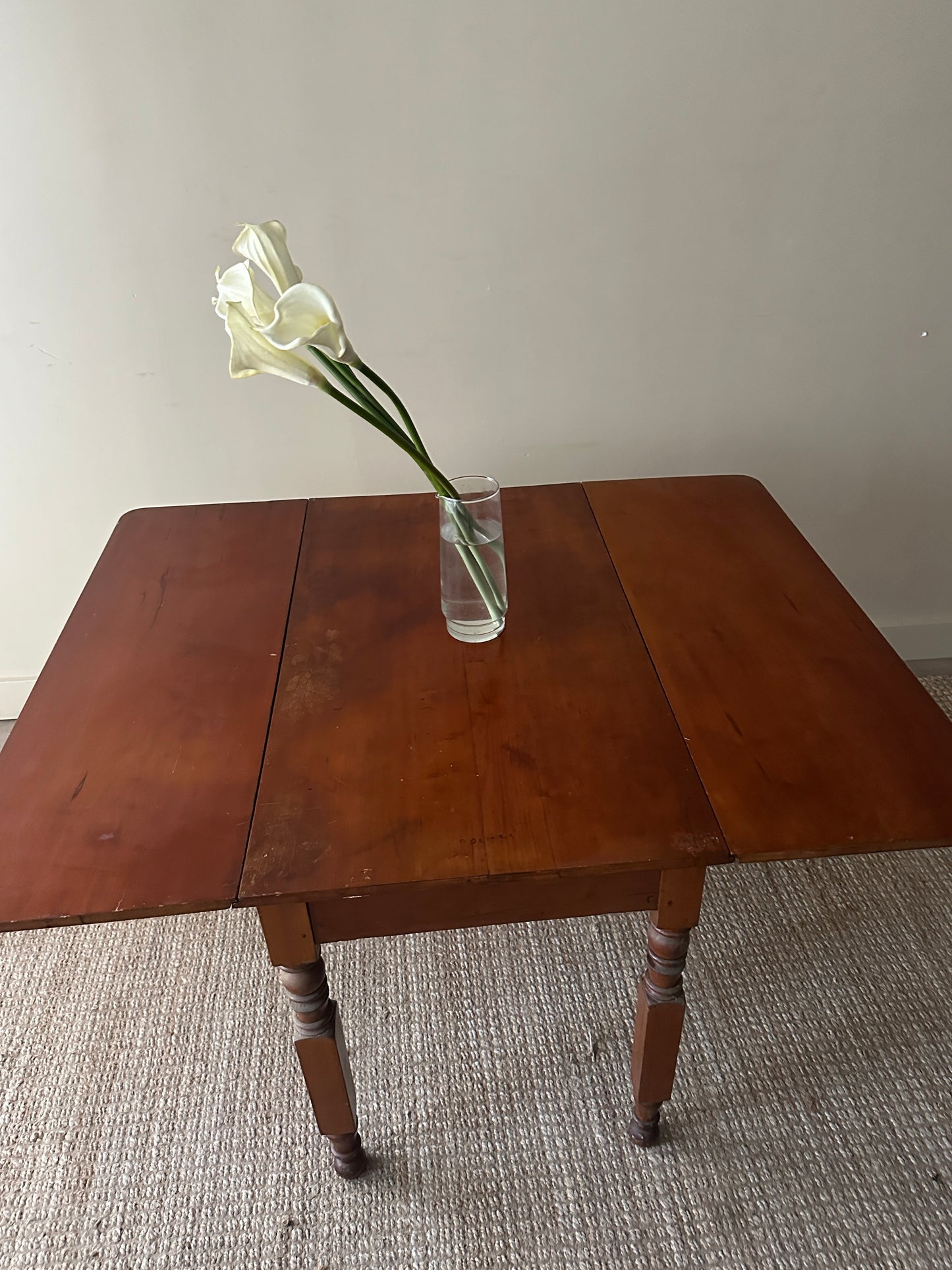 Cherry drop leaf table