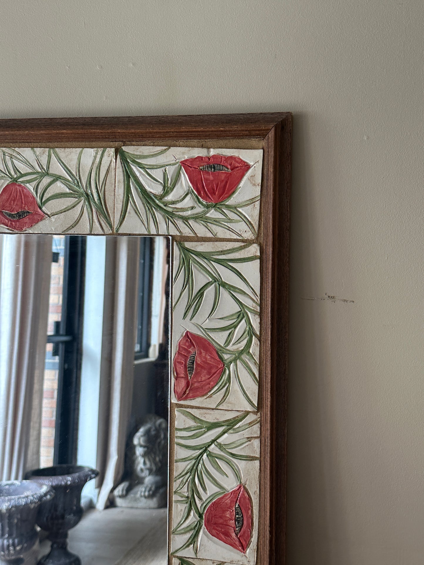 Poppy Tile Mirror