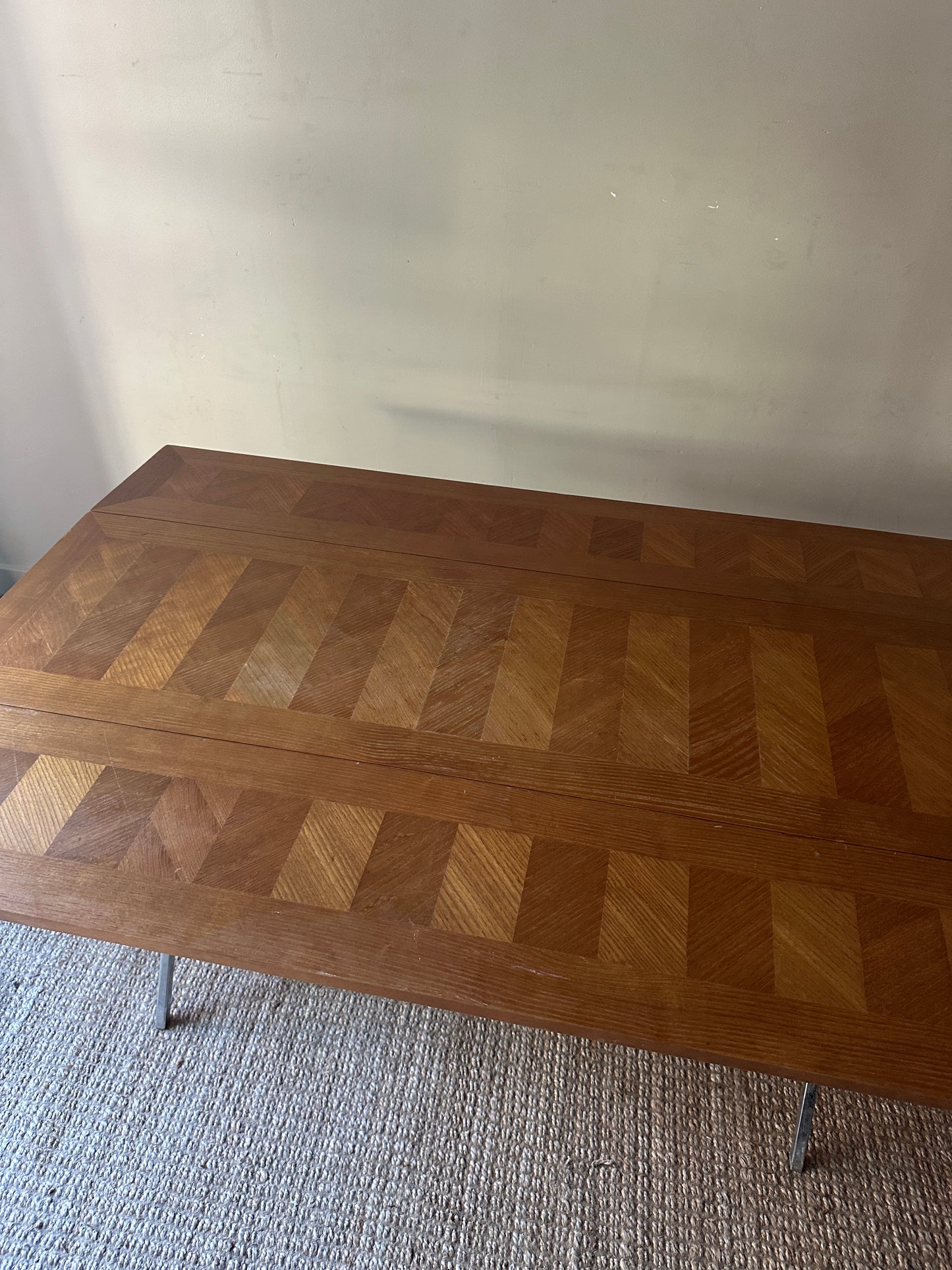Oak Herringbone drop leaf