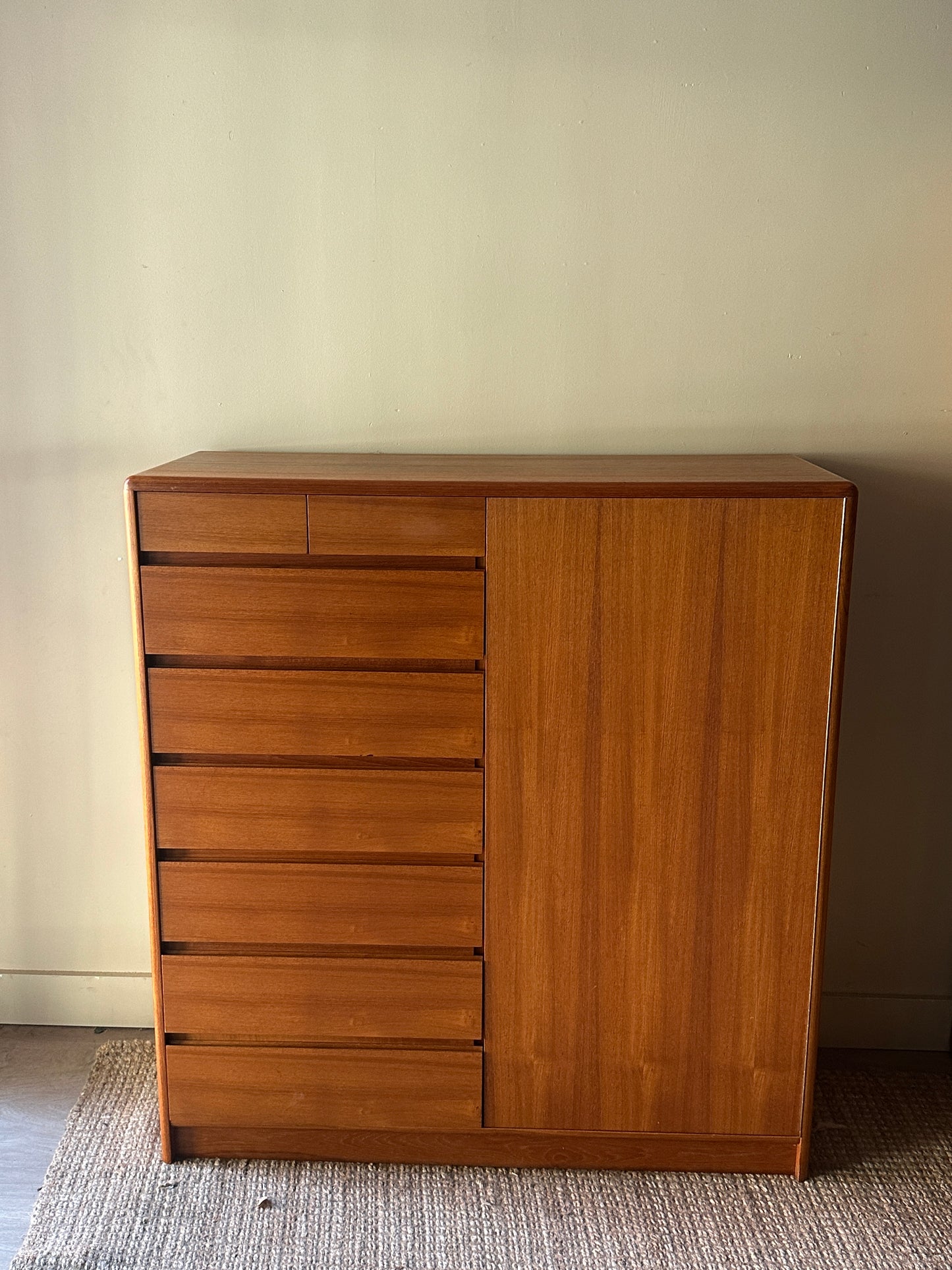Teak Gentlemen’s Dresser