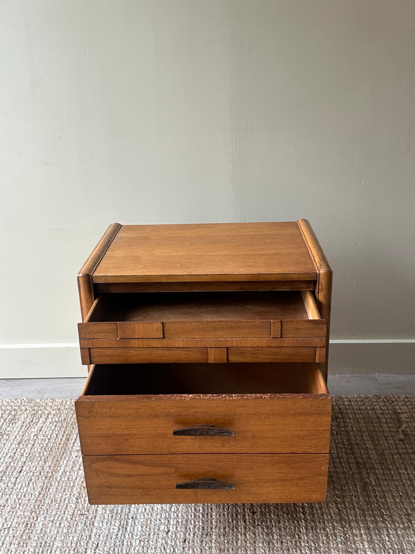 Walnut side table