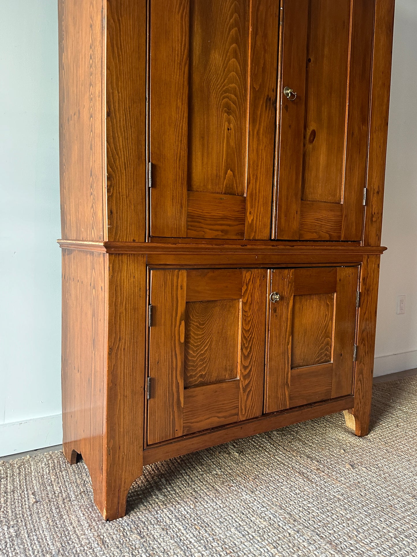 Two piece cupboard