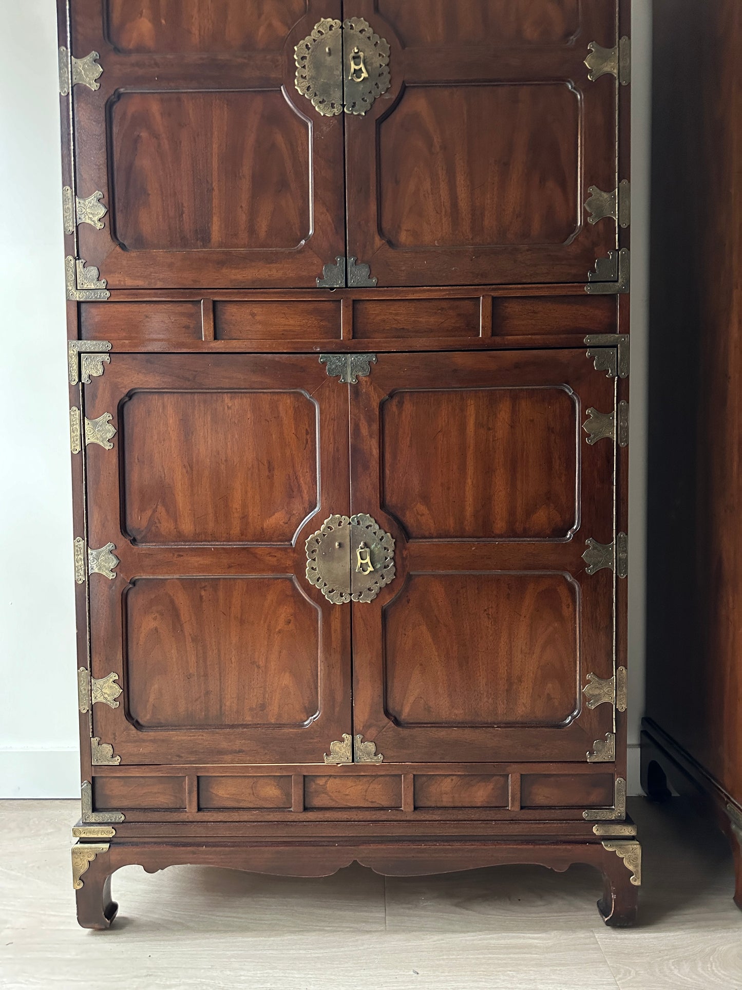 Henredon armoire (left)