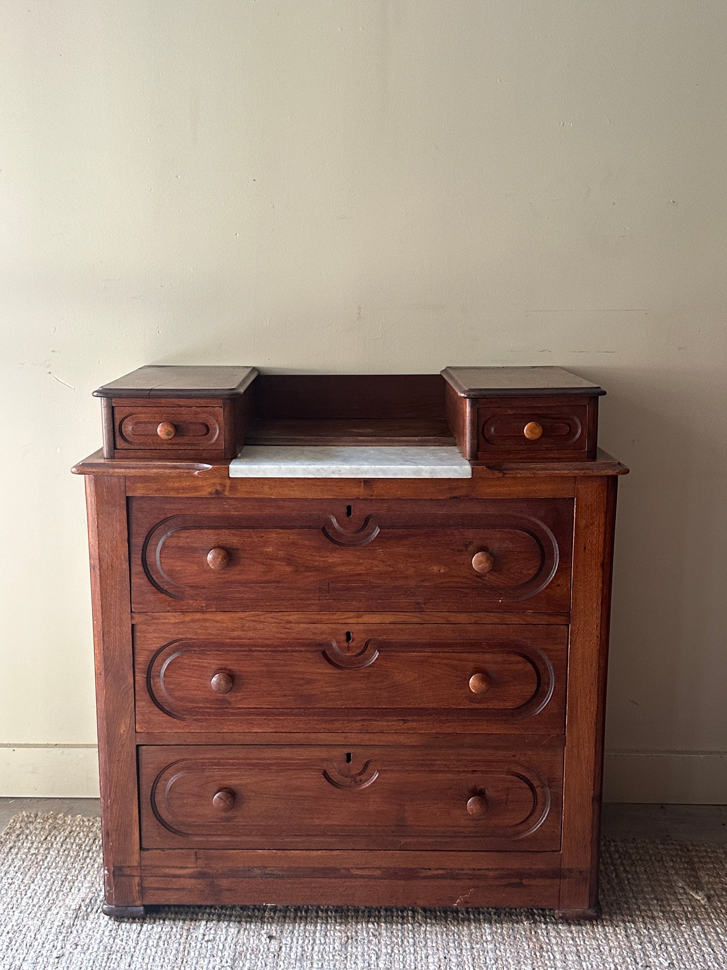 Marble top dresser