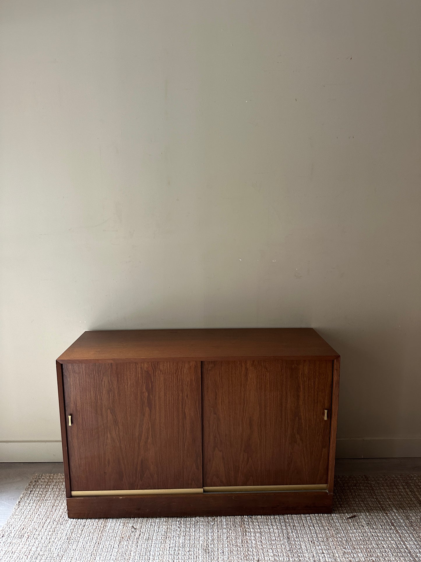 Walnut console