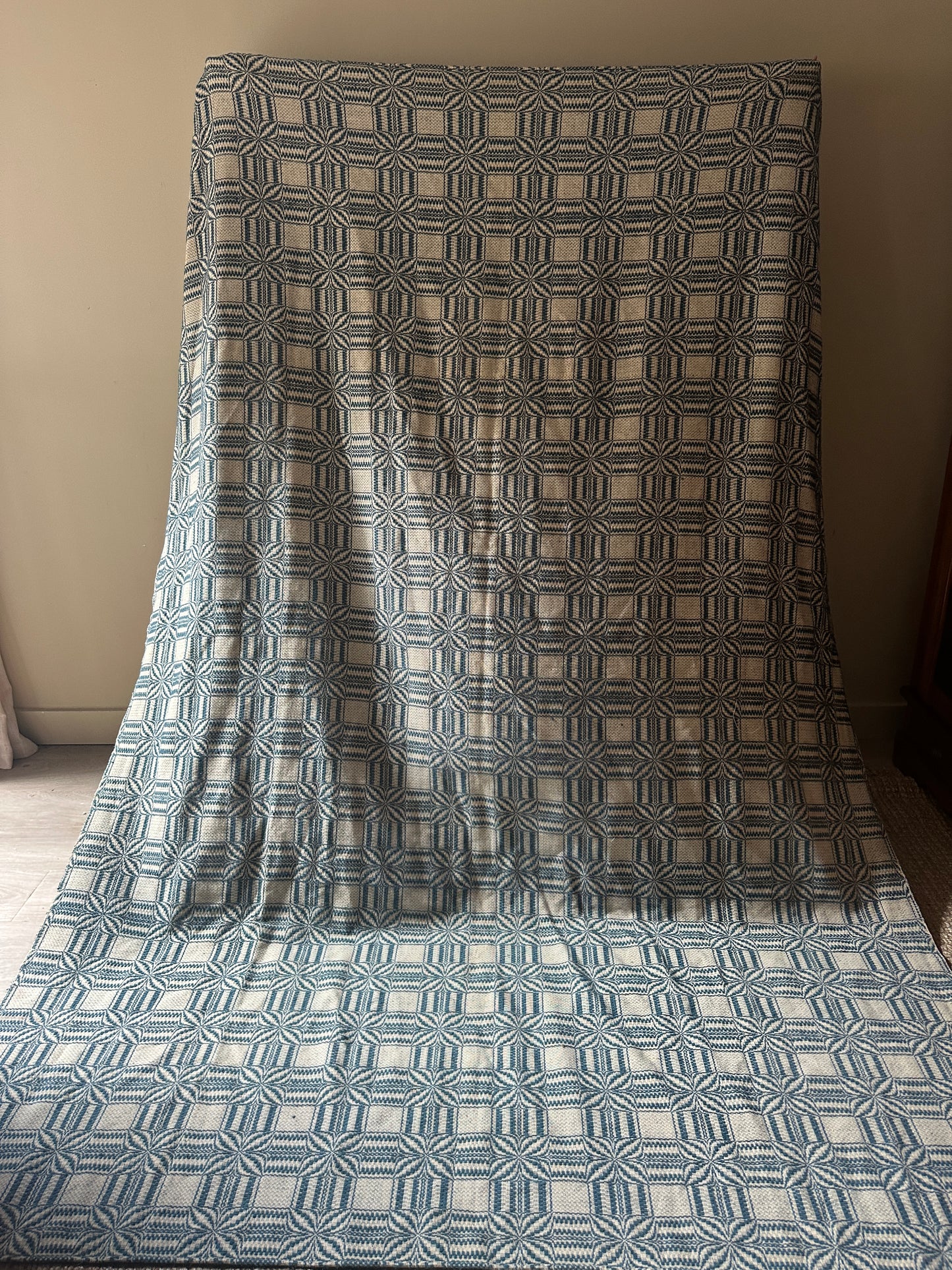Wool coverlet