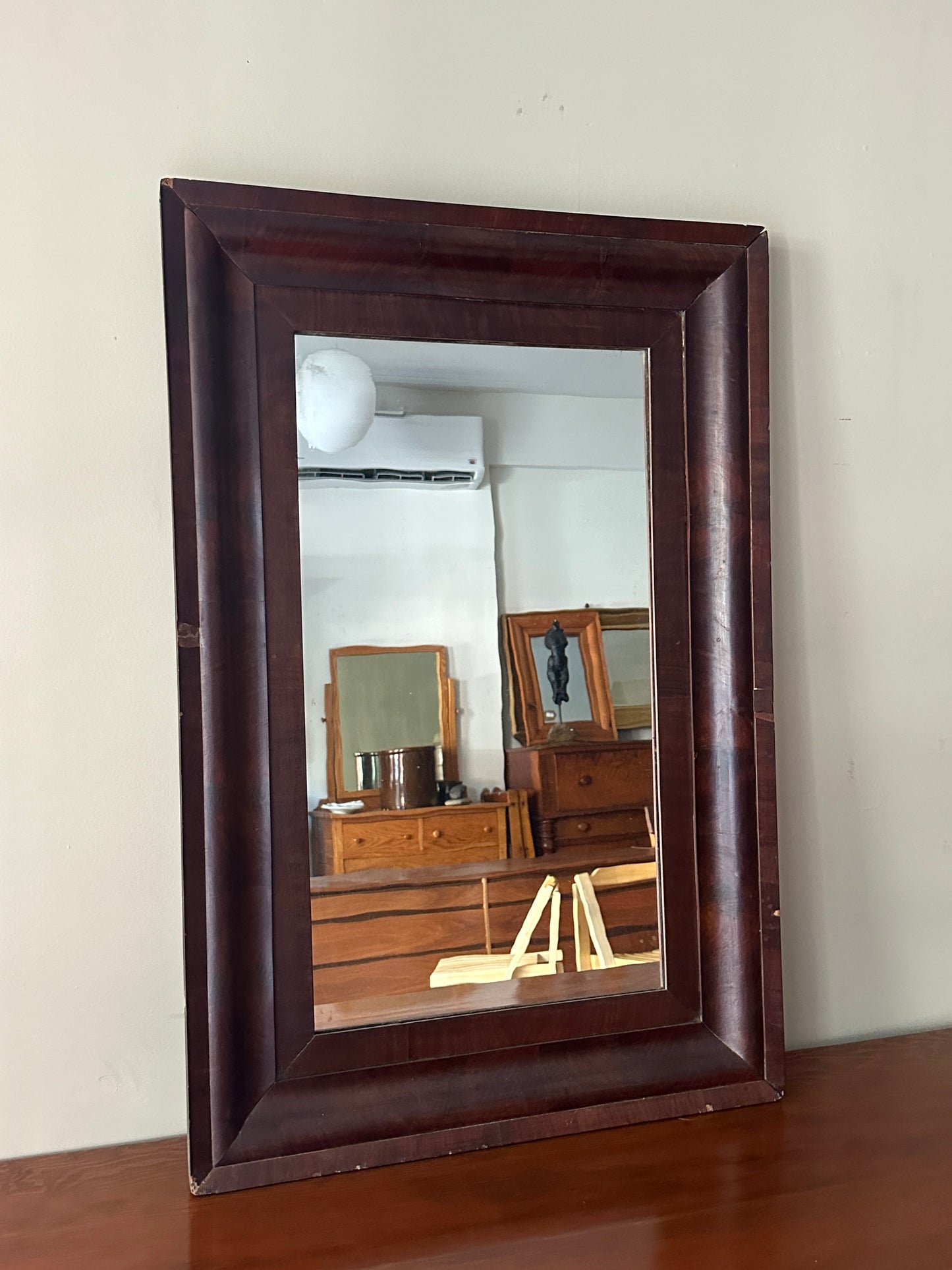 Mahogany mirror
