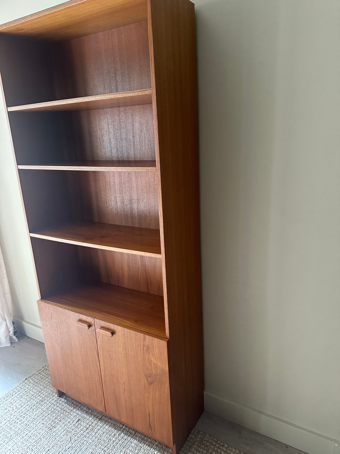 Danish teak bookshelf