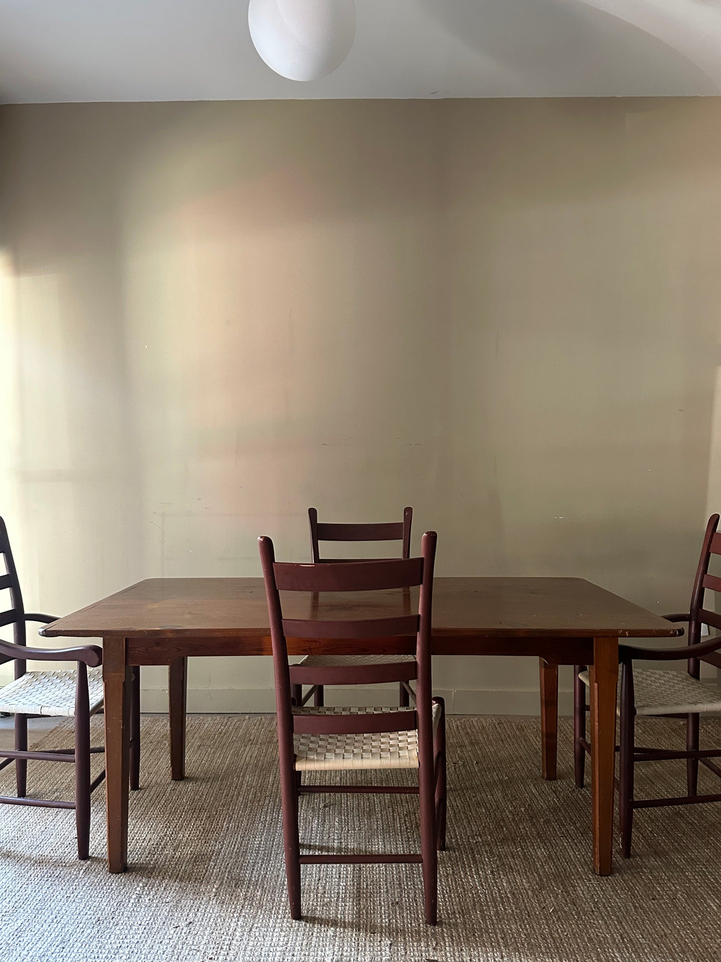 Pine dining table