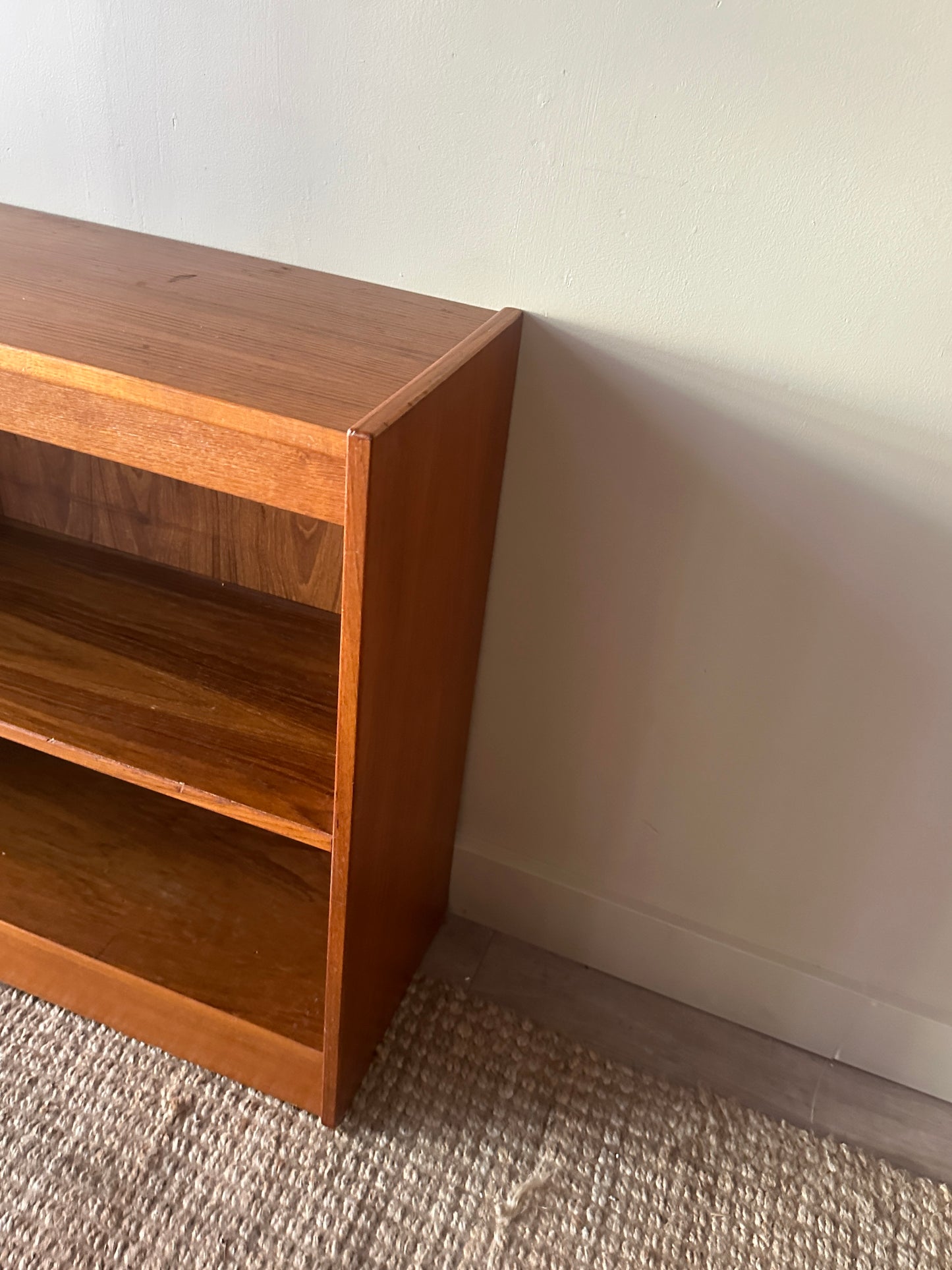Small Danish teak bookshelf