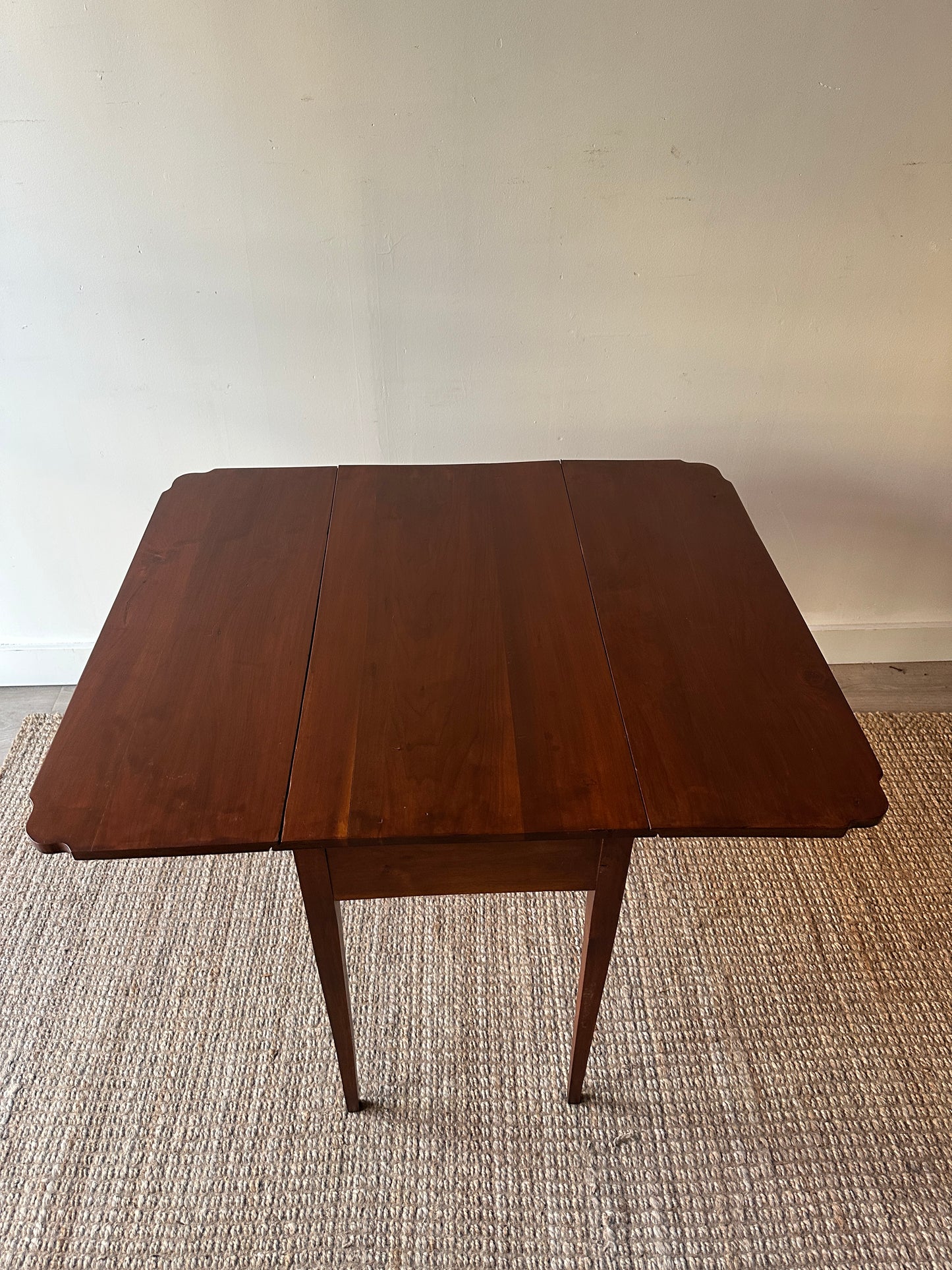 Walnut drop leaf