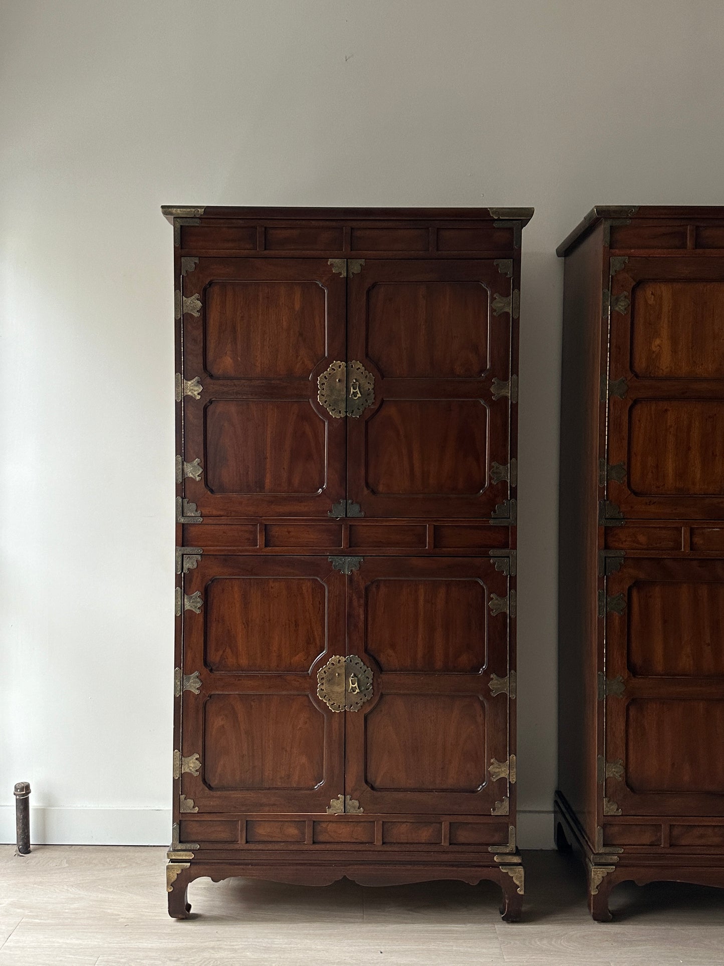 Henredon armoire (left)