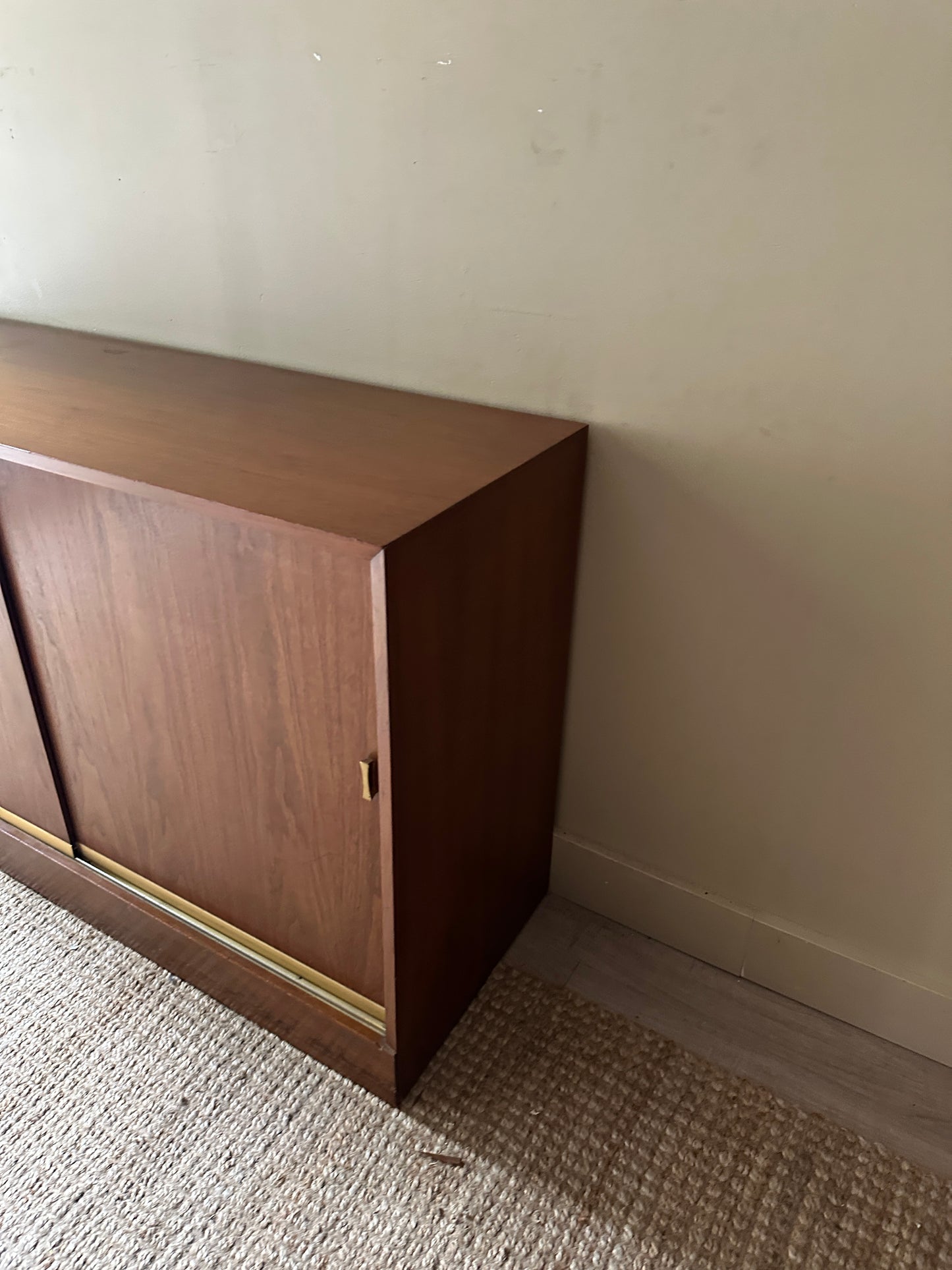 Walnut console