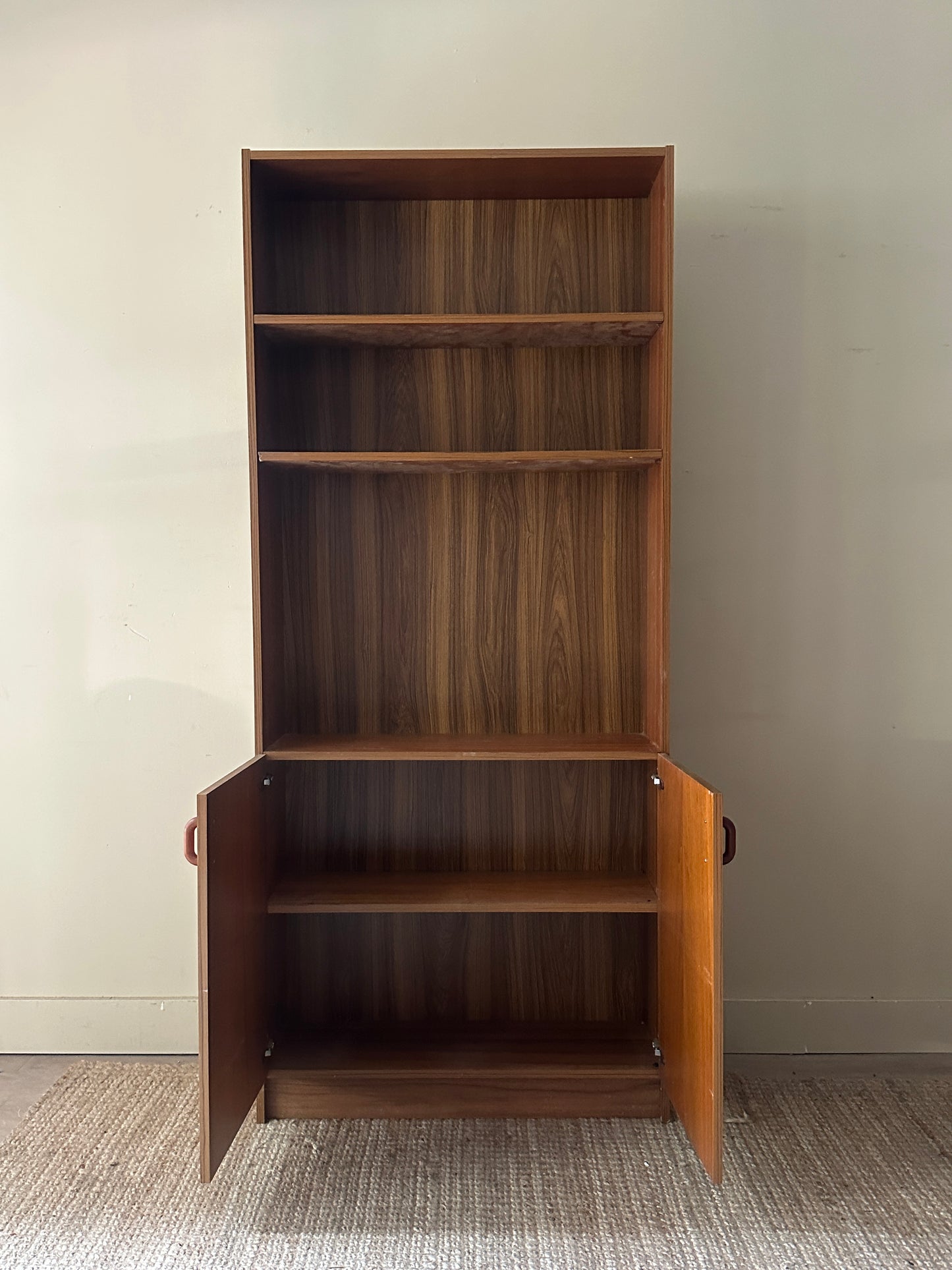 Teak bookshelf