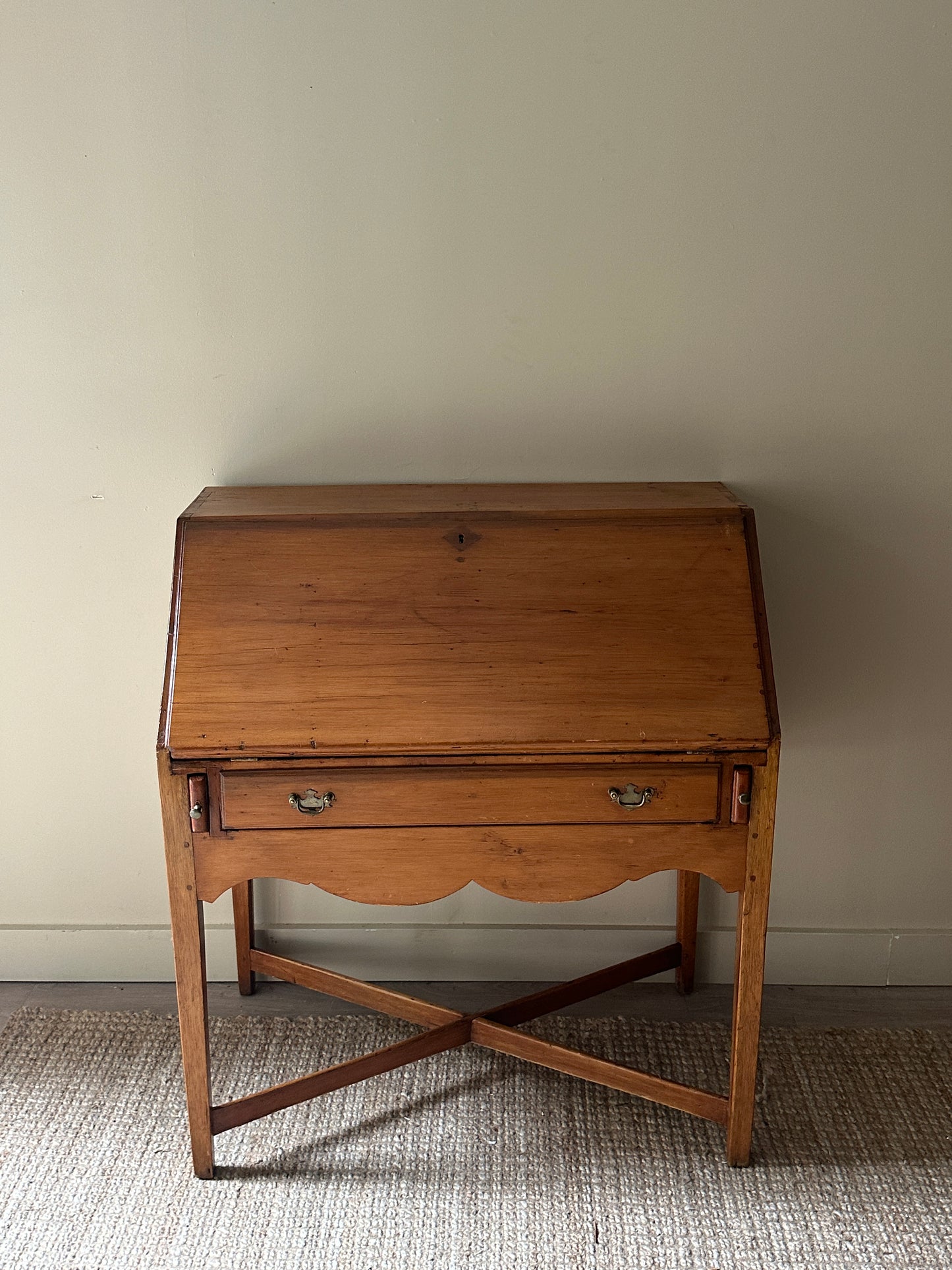 Pine secretary desk