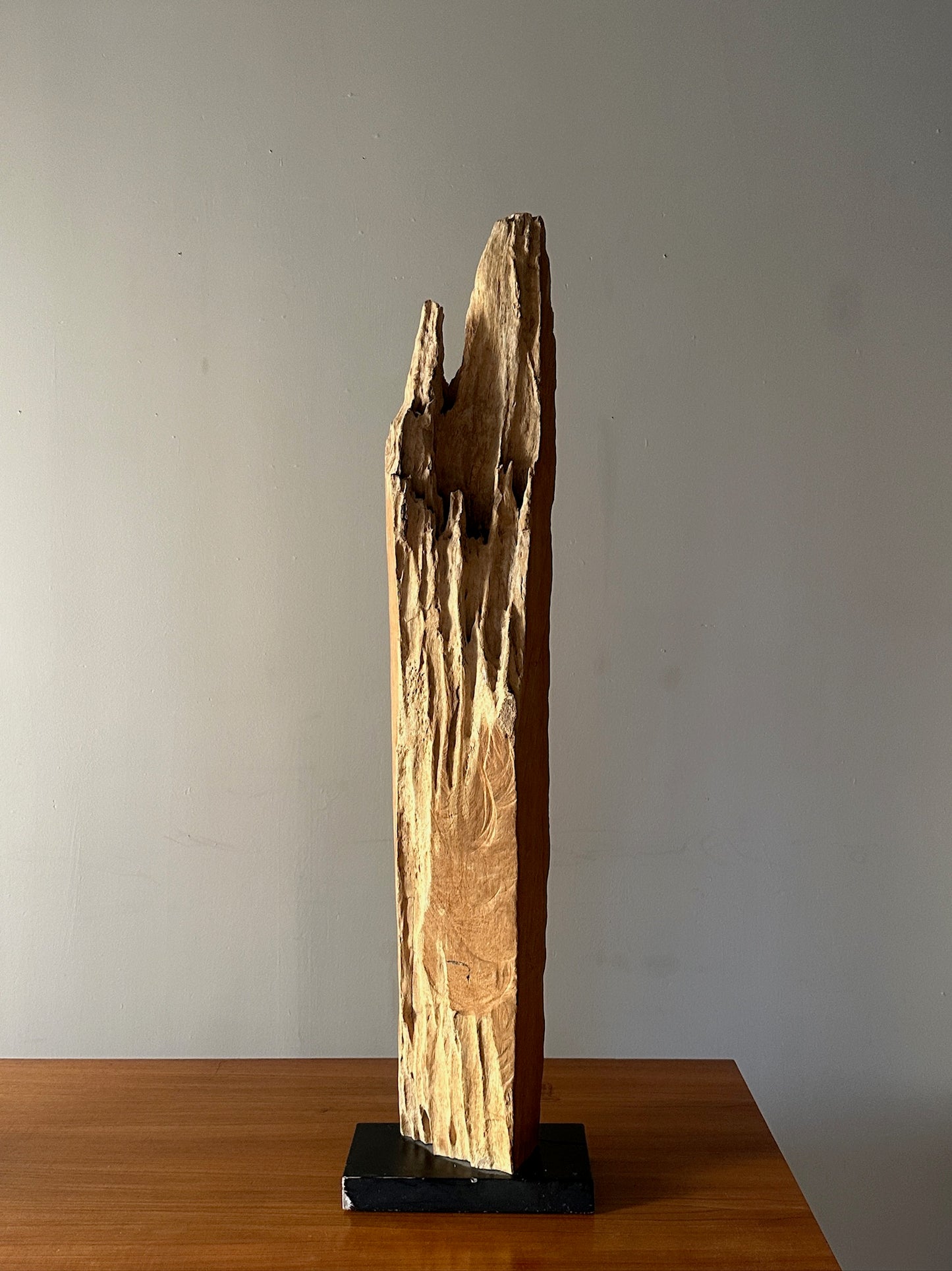 Driftwood sculpture (right)