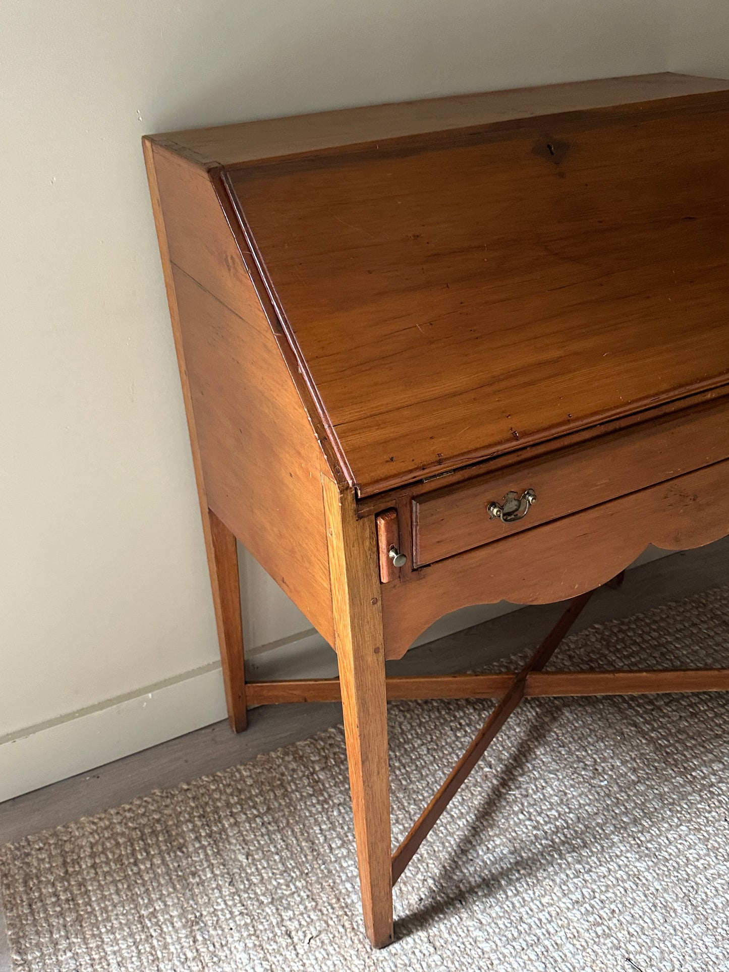 Pine secretary desk