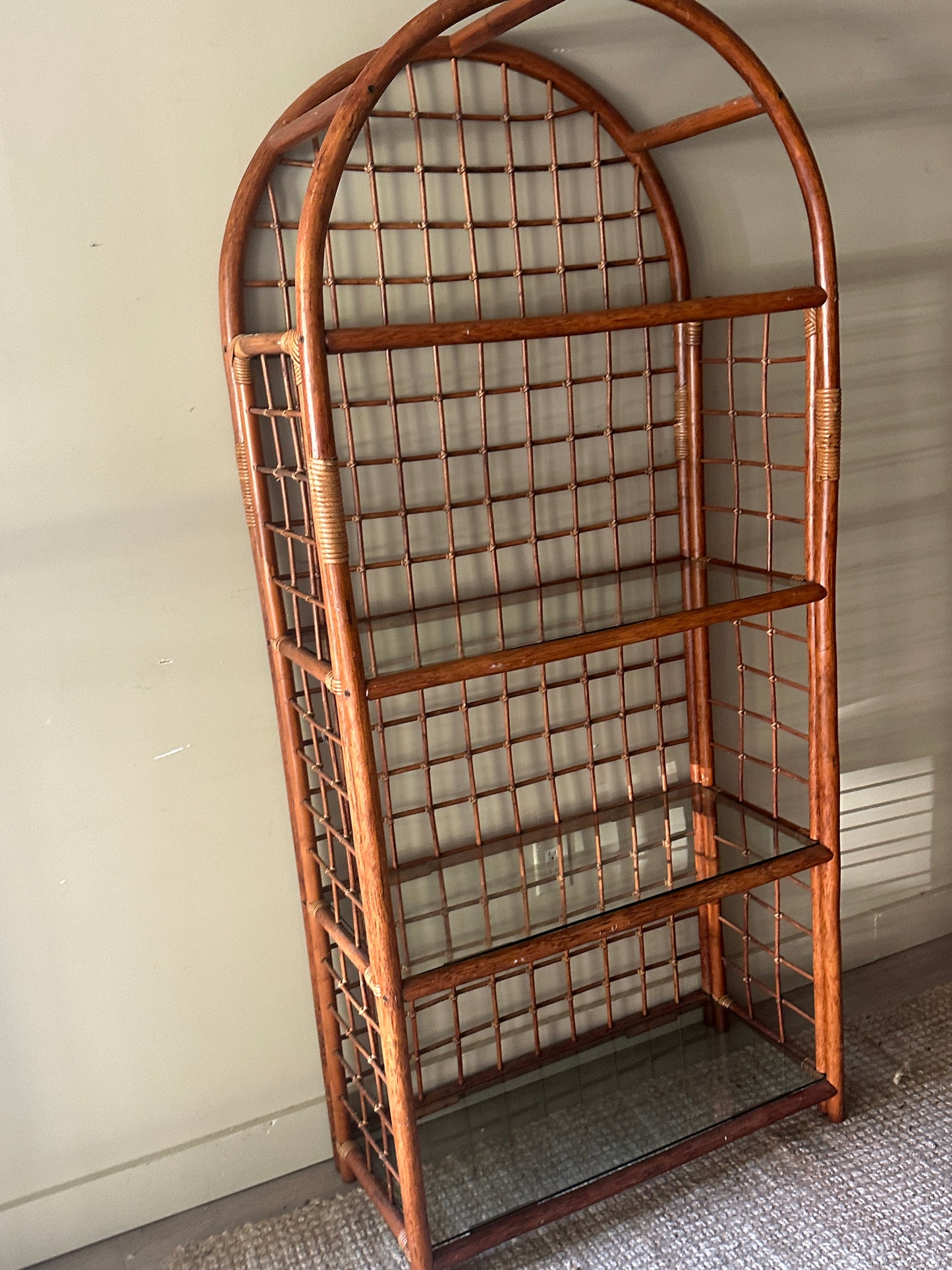 Bamboo shelf