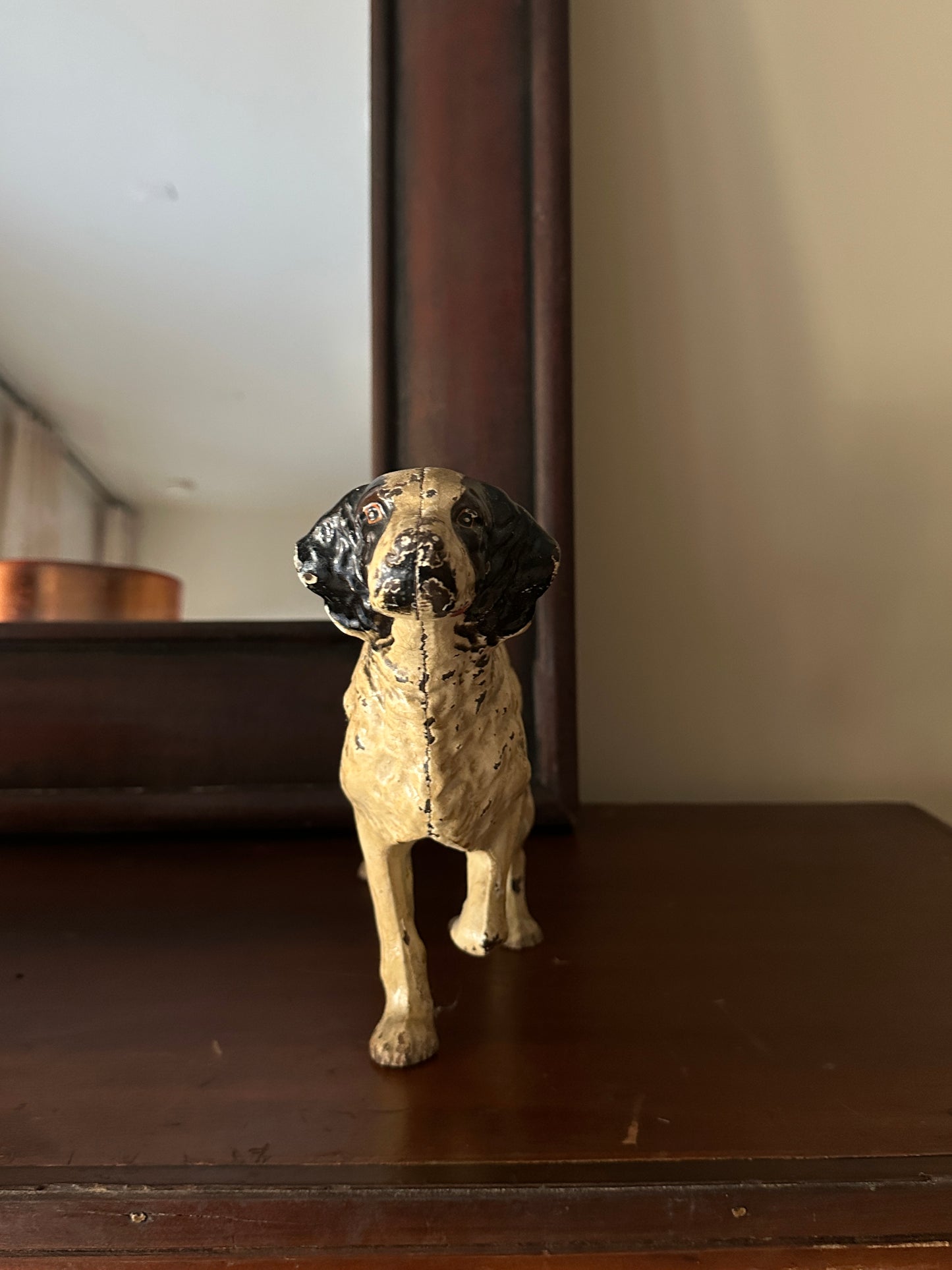 English pointer cast iron doorstop