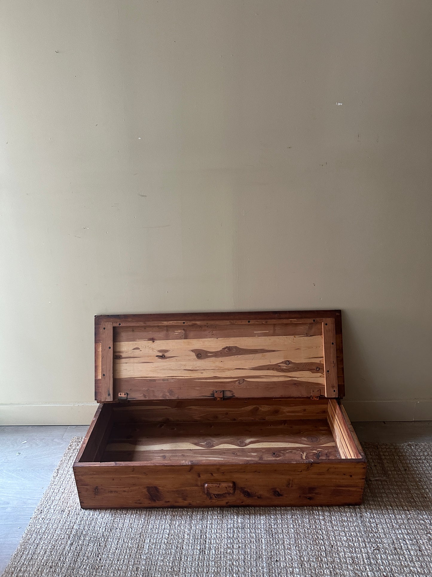 Pine and cedar low chest