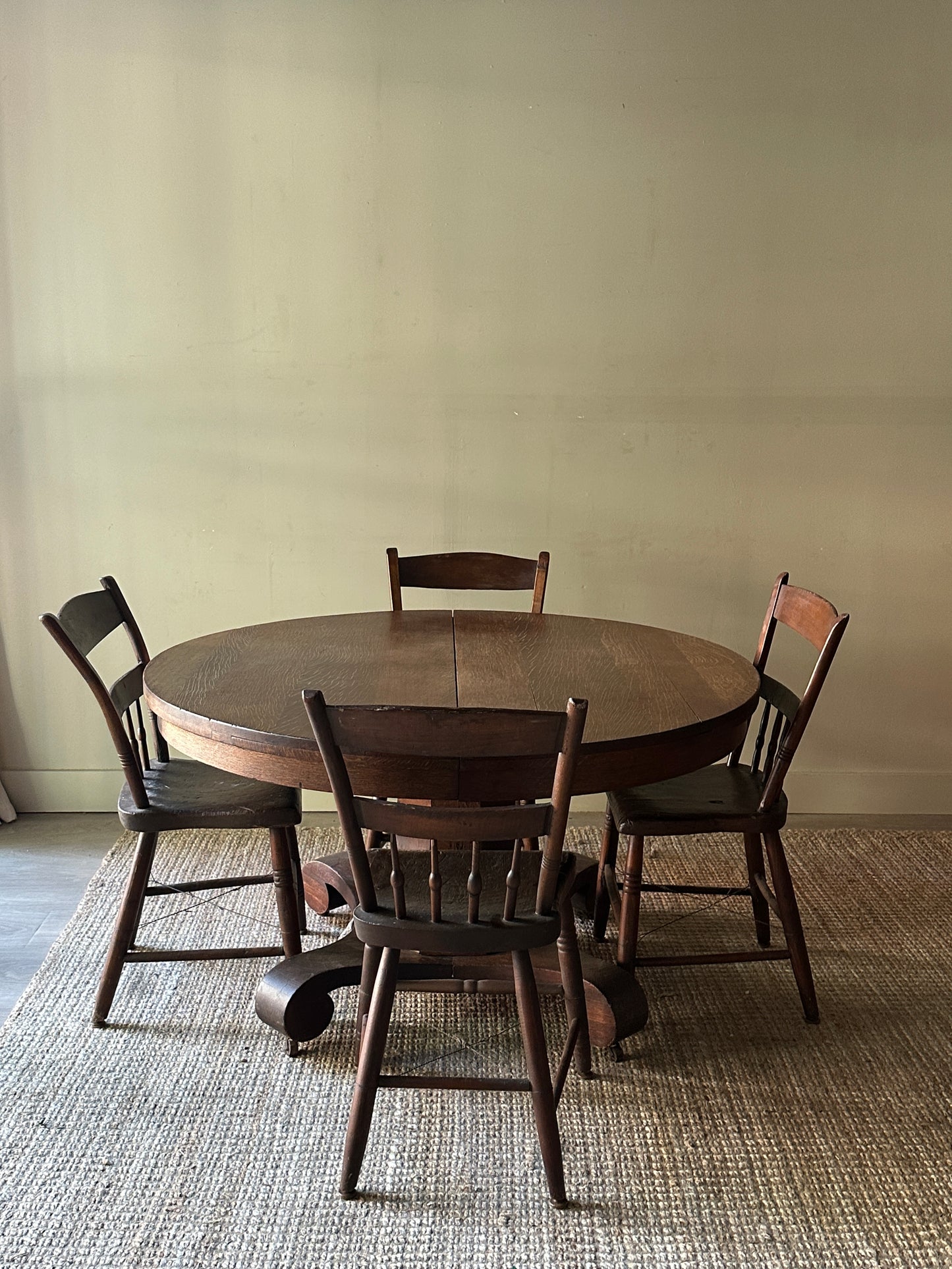 Oak dining table