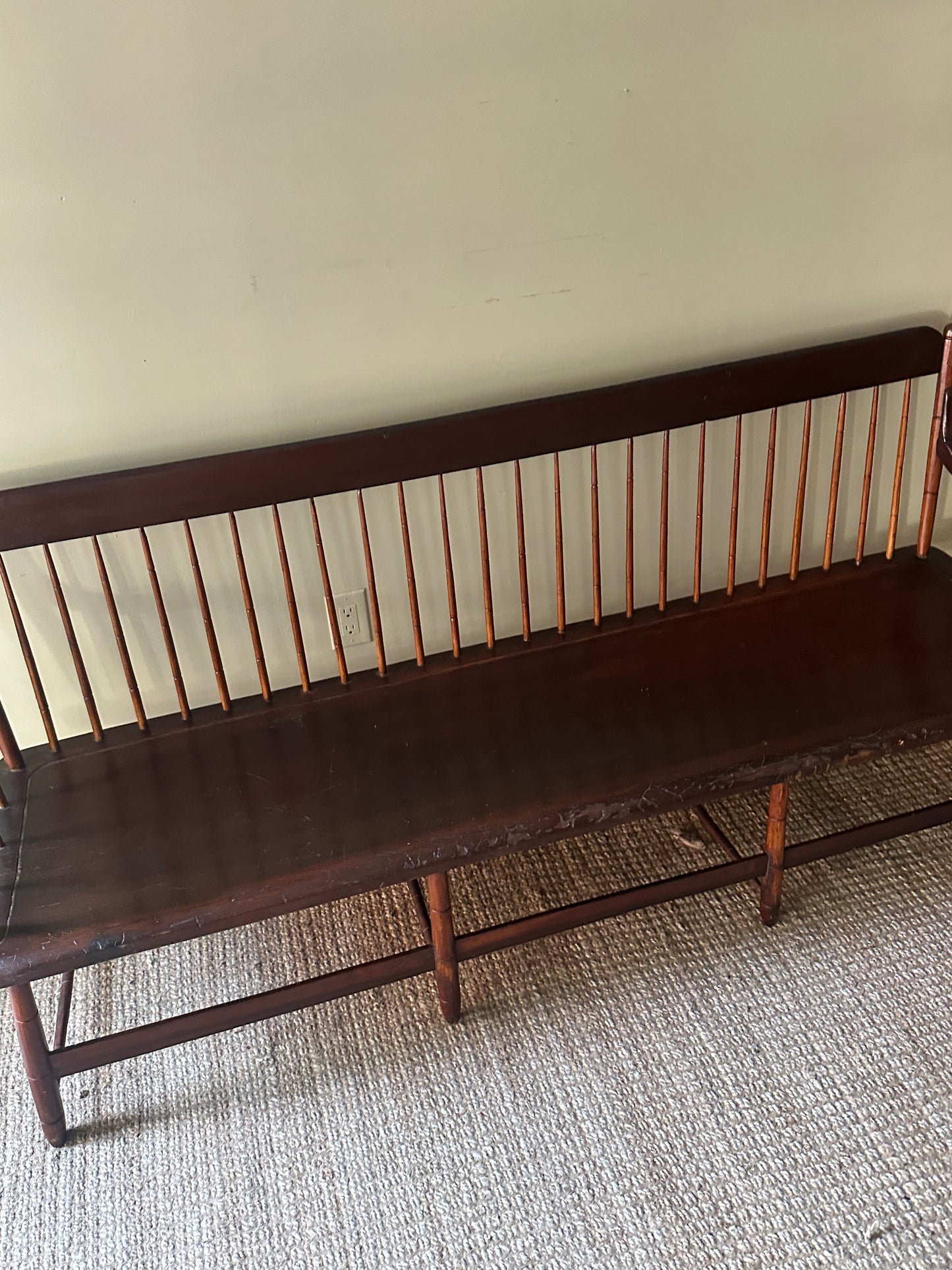 Pine bench