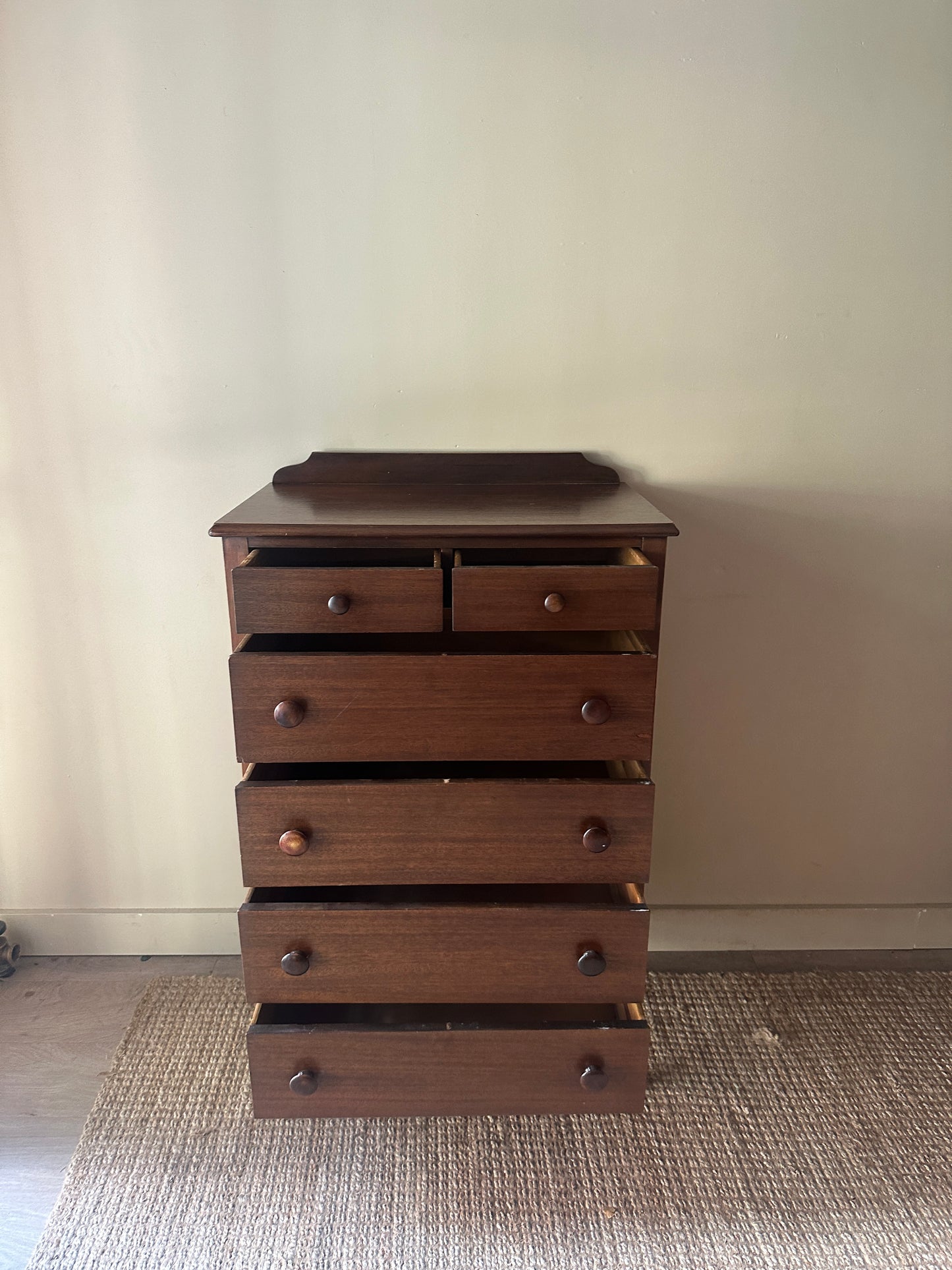 Walnut depression dresser