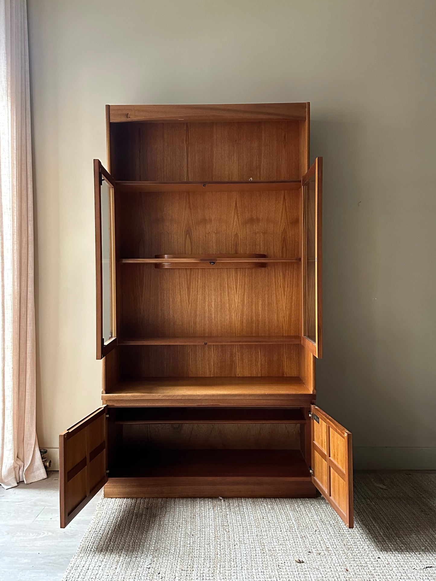 Danish teak hutch