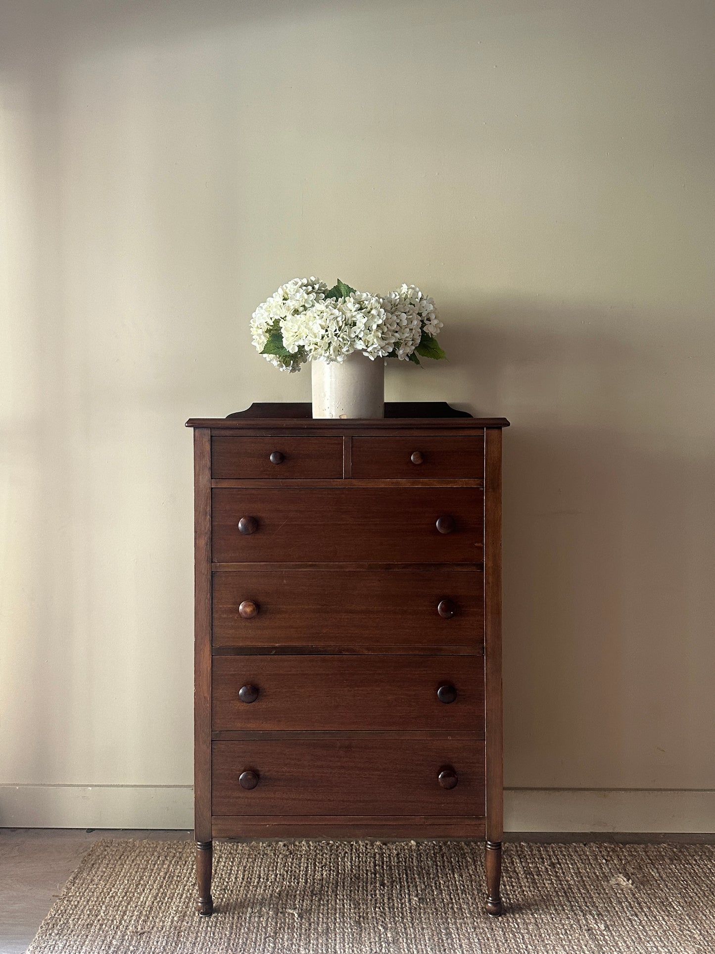 Walnut depression dresser