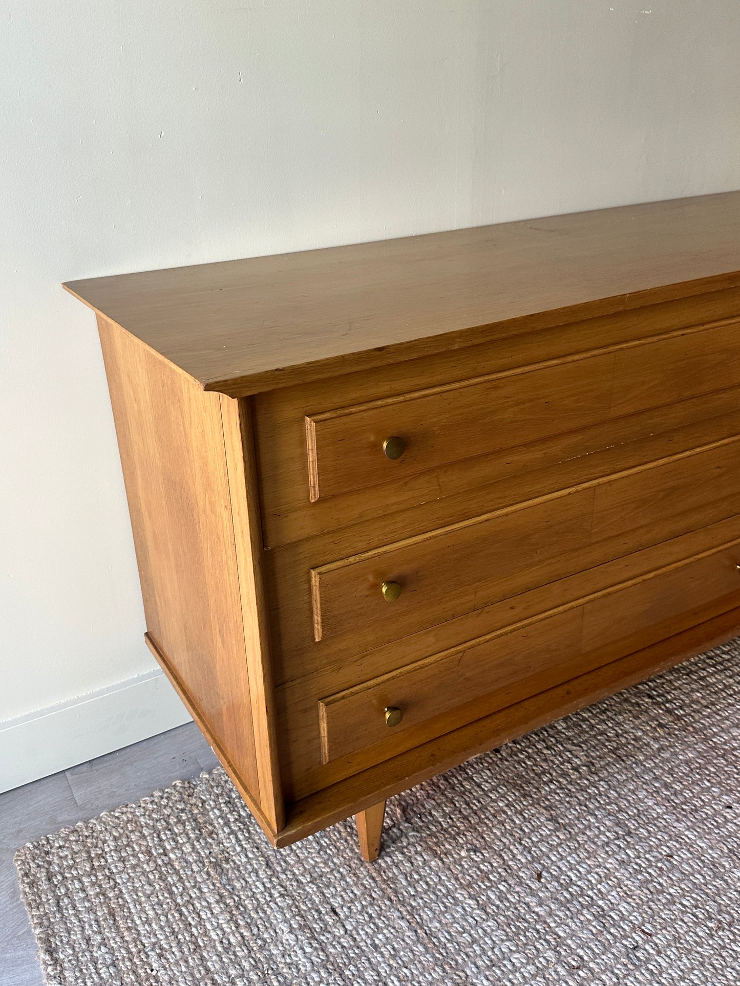 Young Manufacturing blonde credenza