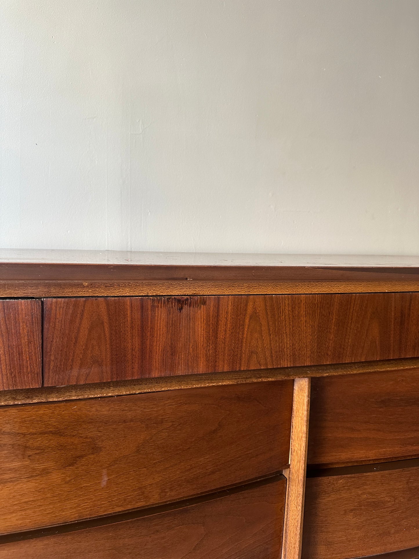 Walnut credenza