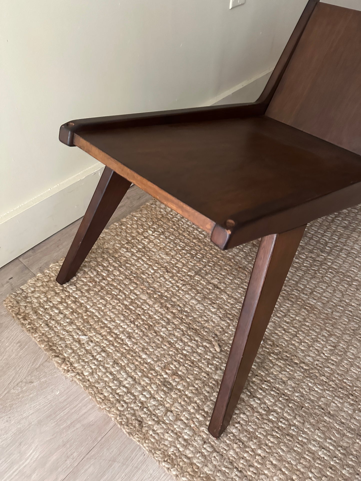 Walnut coffee table base