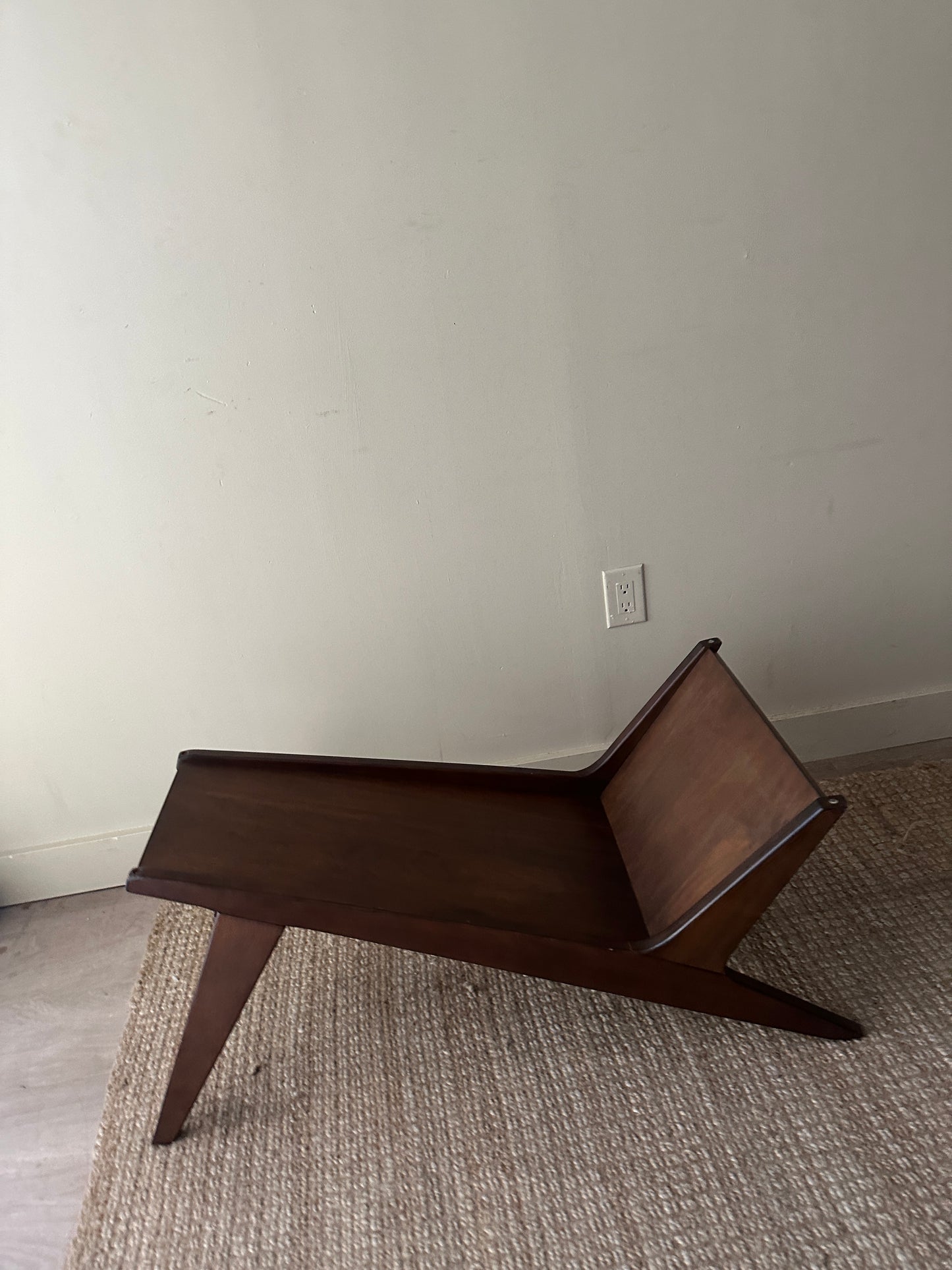 Walnut coffee table base