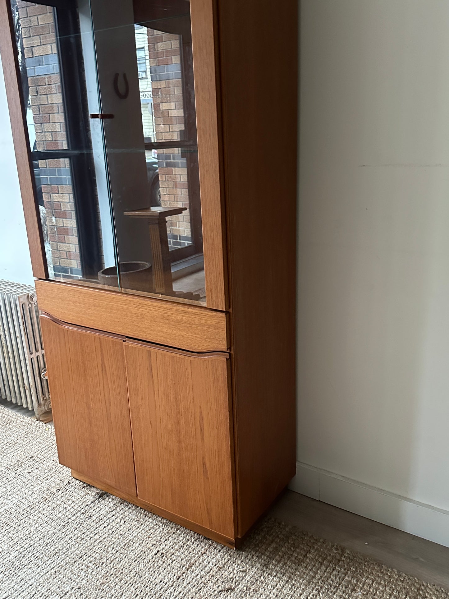 Danish teak hutch