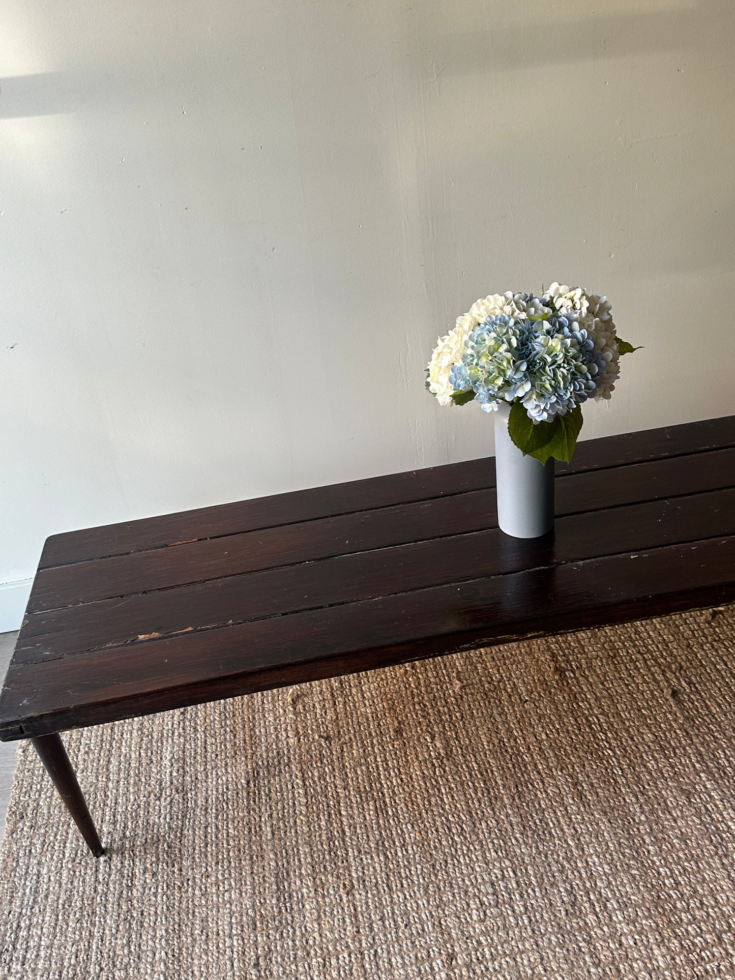 Long plank coffee table