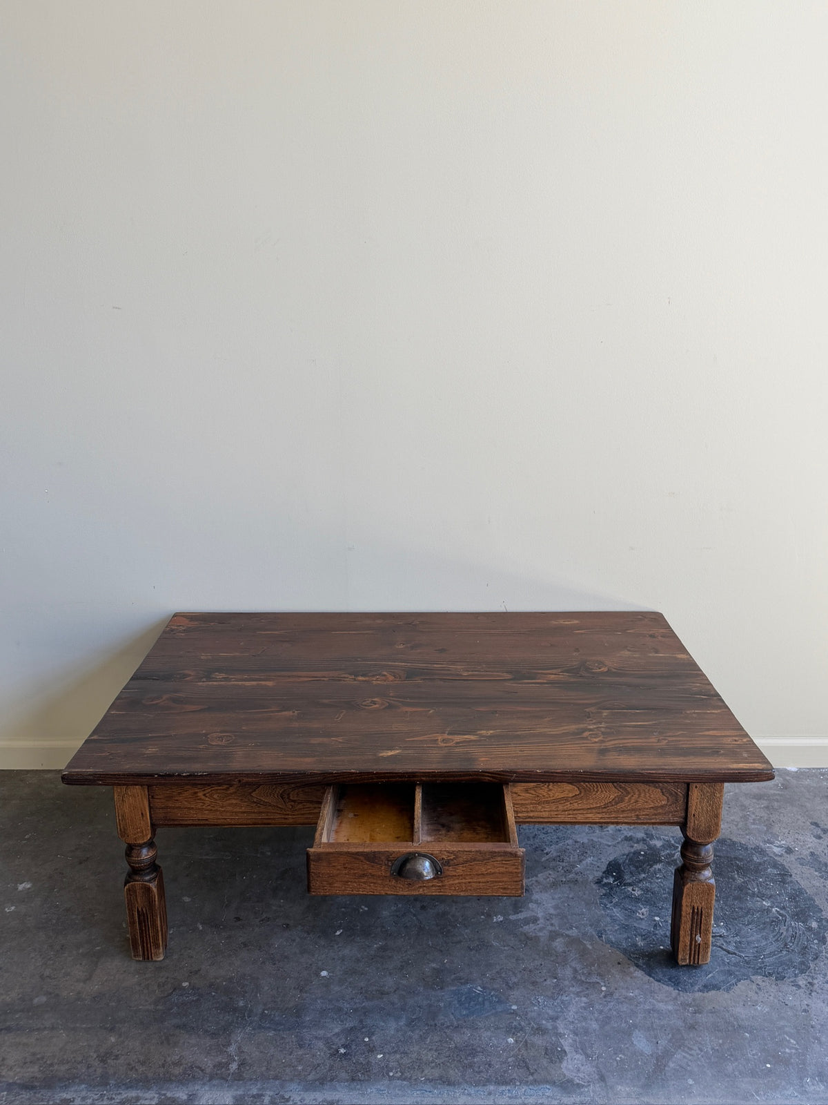French oak coffee table