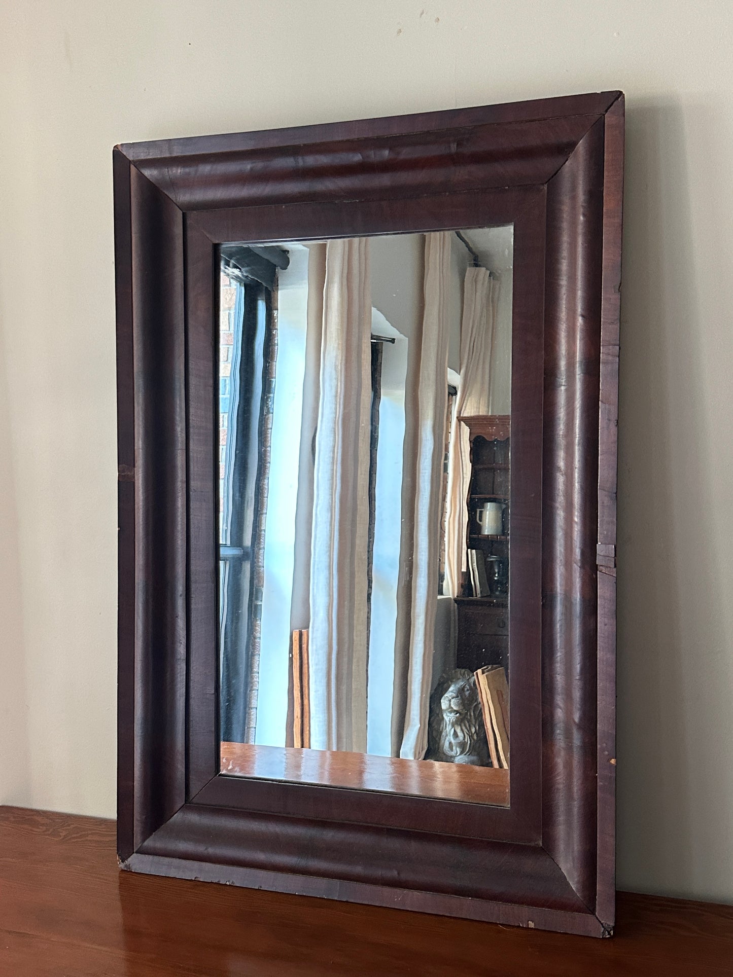 Mahogany mirror