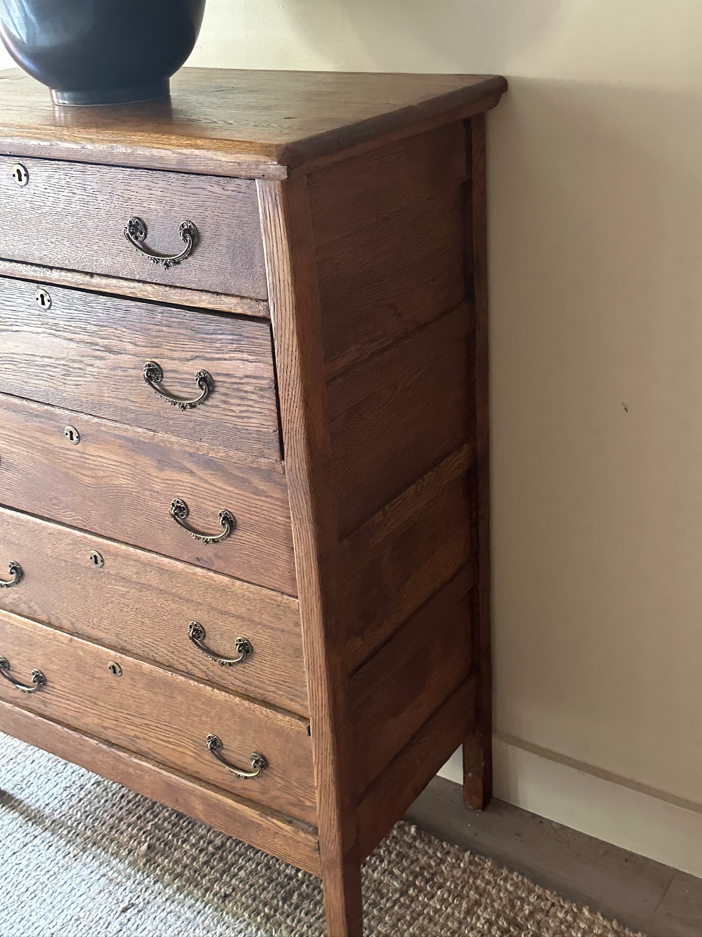 Oak tallboy