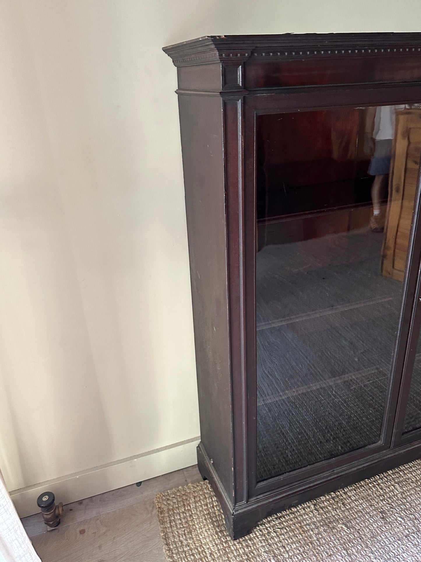 Mahogany display case