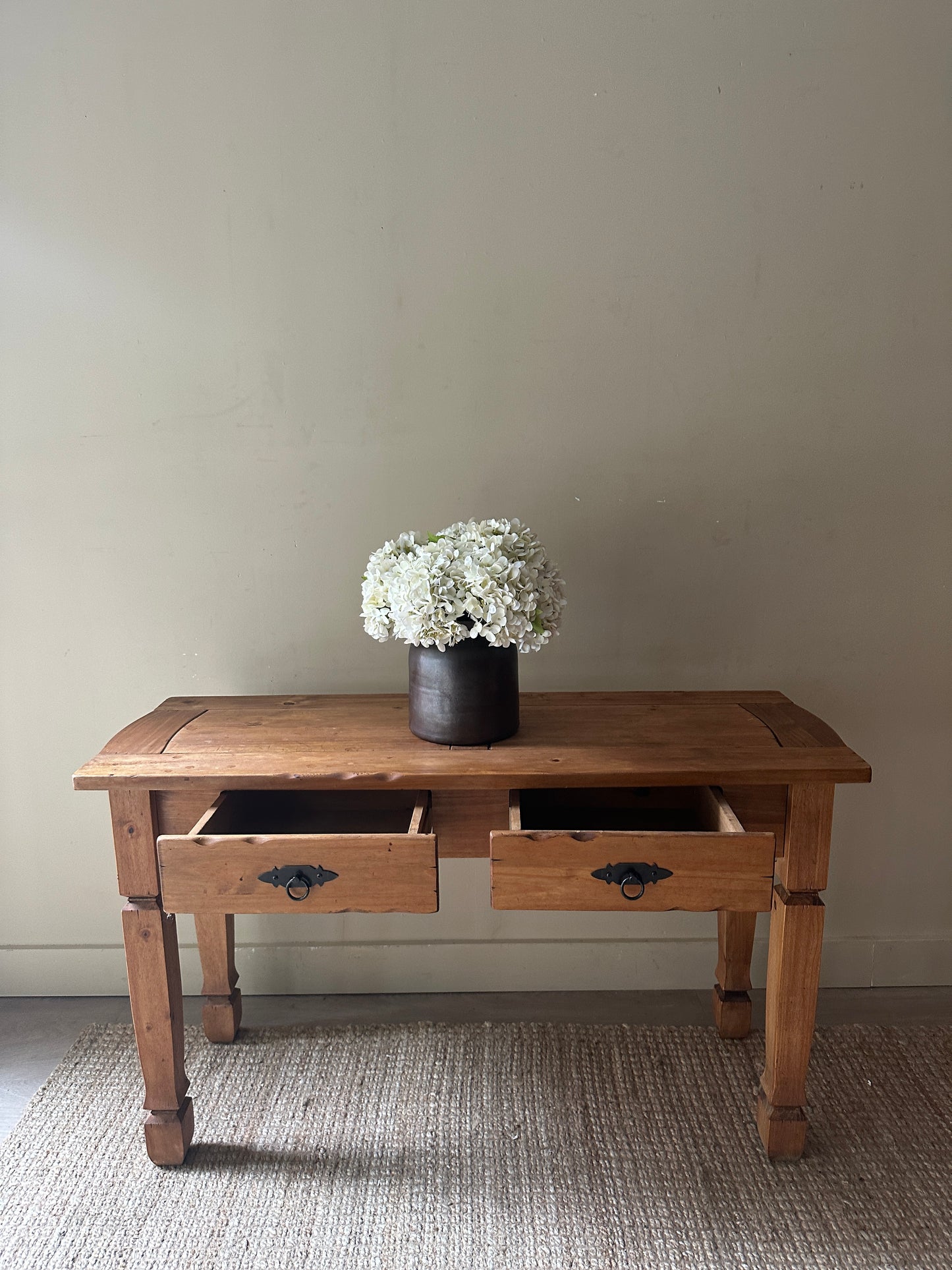 Pine desk/console table