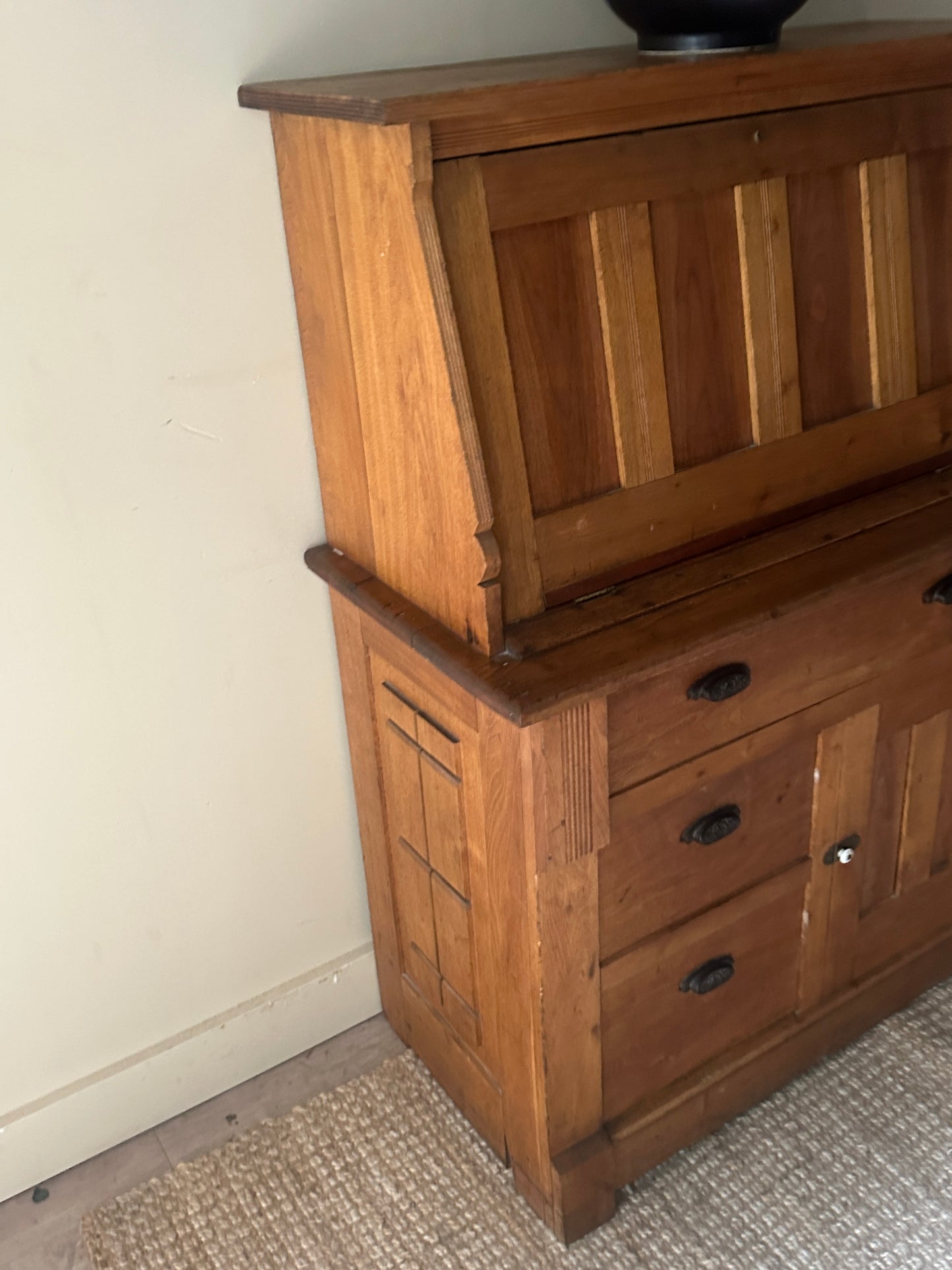 Mixed Wood Secretary Hutch