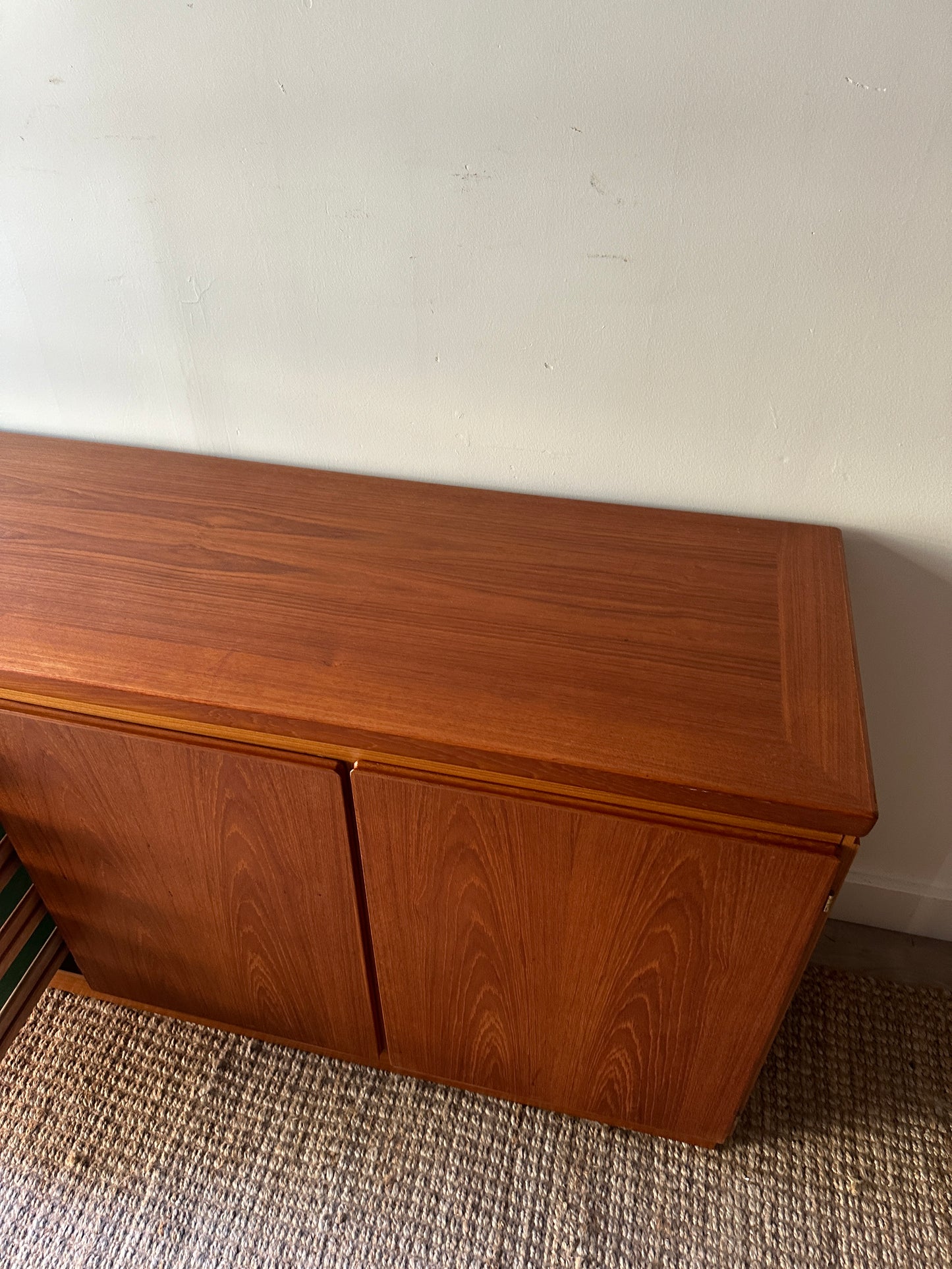 Danish teak credenza