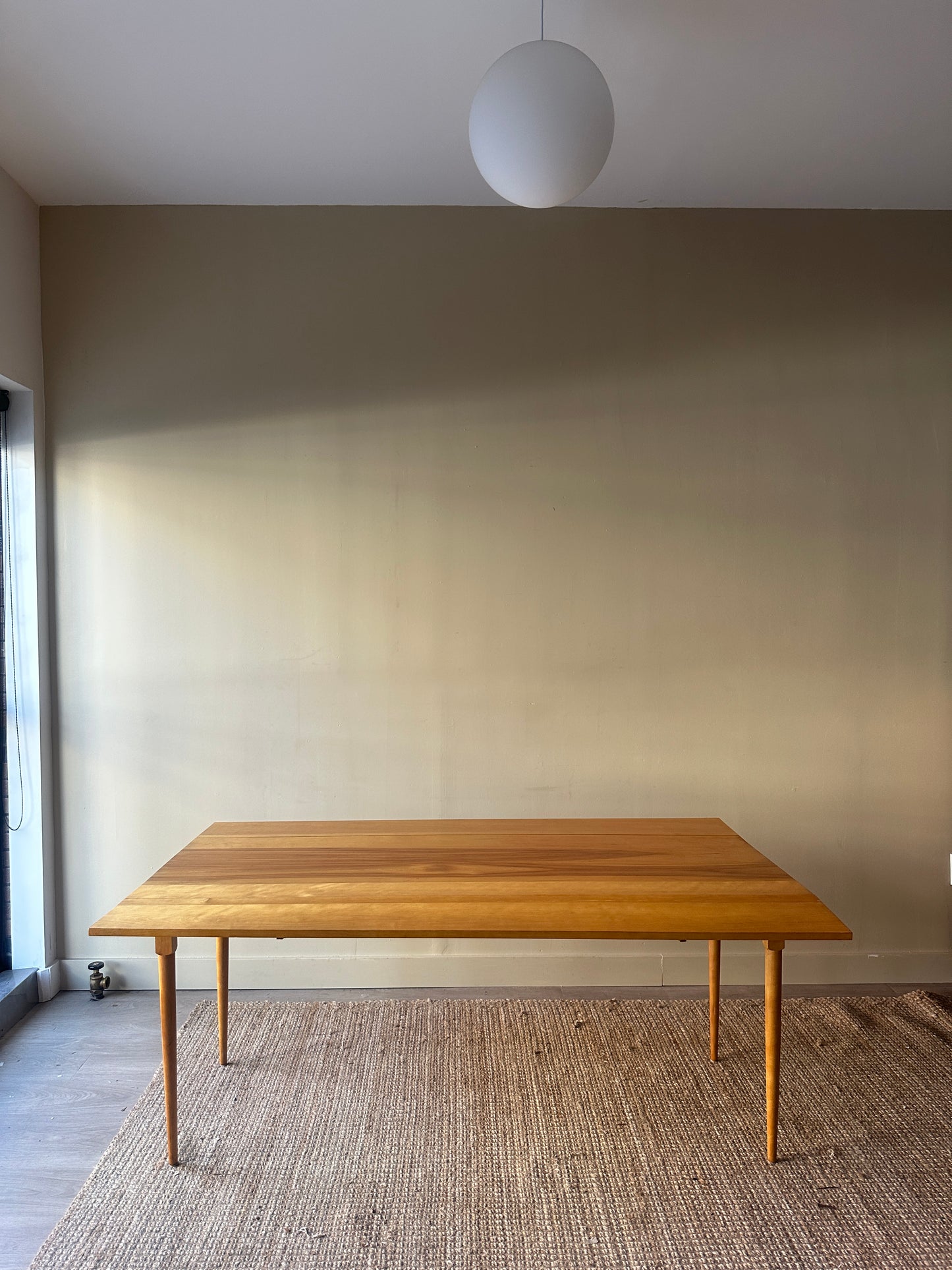 Pine drop leaf dining table